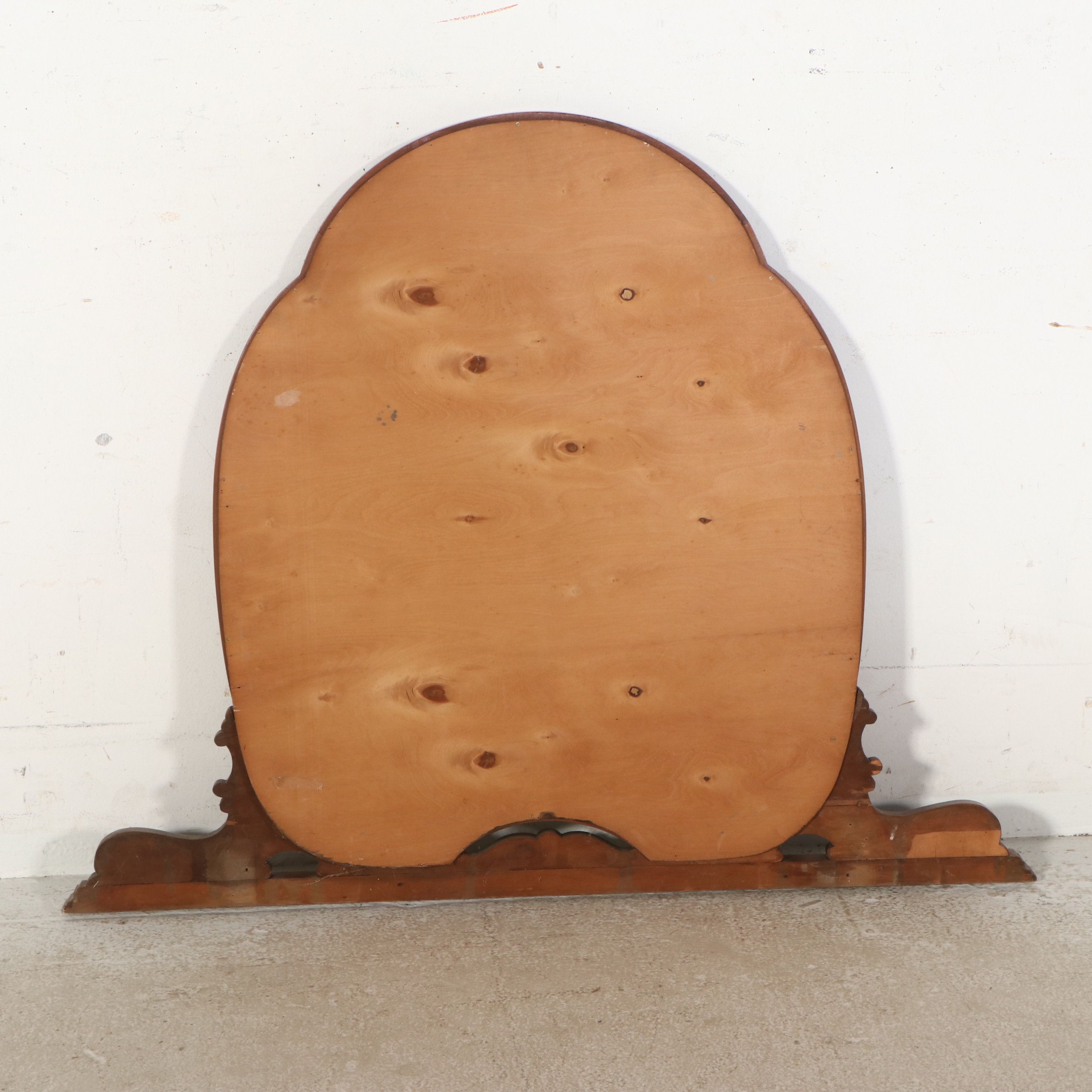 Federal Style Mahogany Finish Dressing Table and Wall Mirror, Mid-20th Century