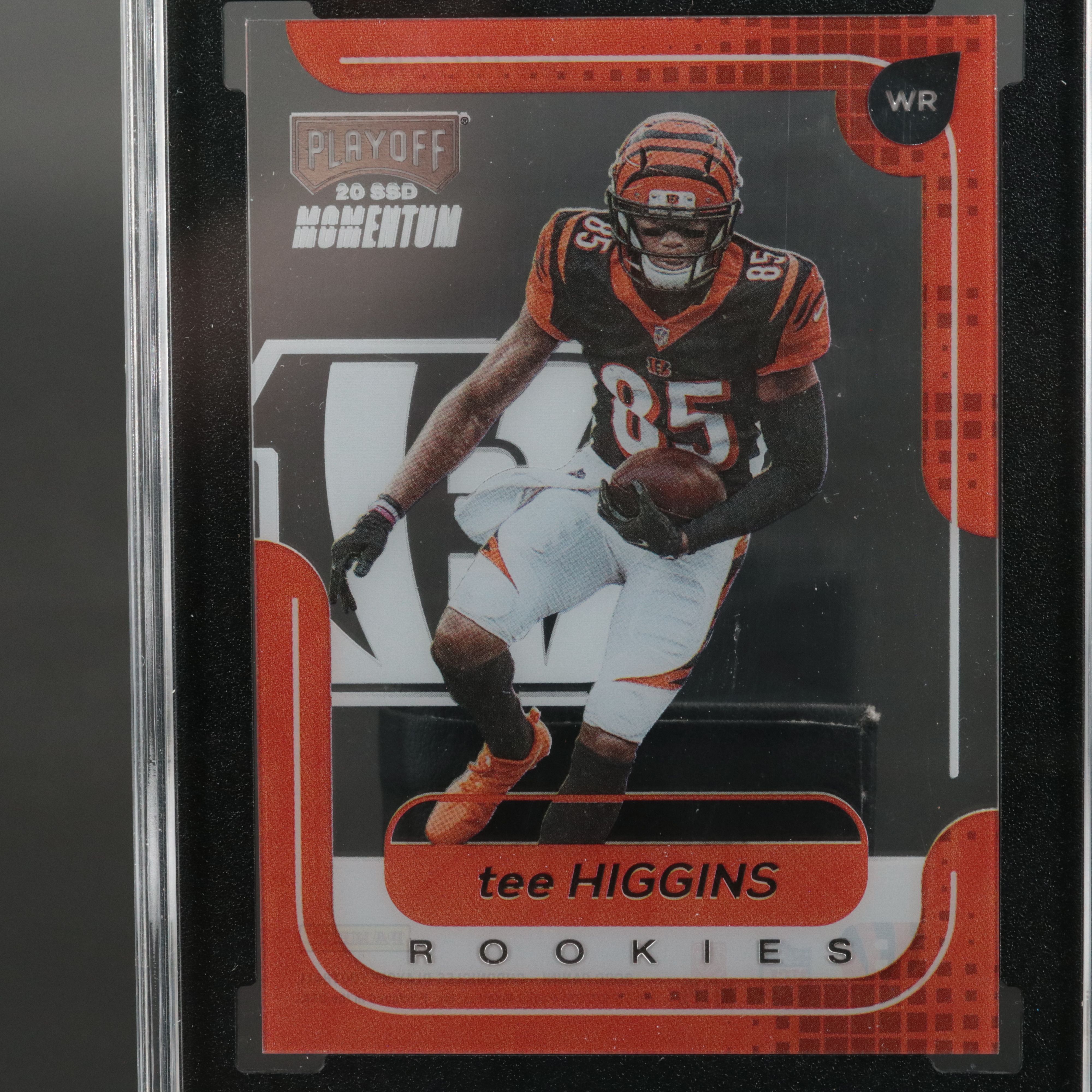 2020 Chronicles Tee Higgins Playoff Momentum Rookie Card Graded SGC 10