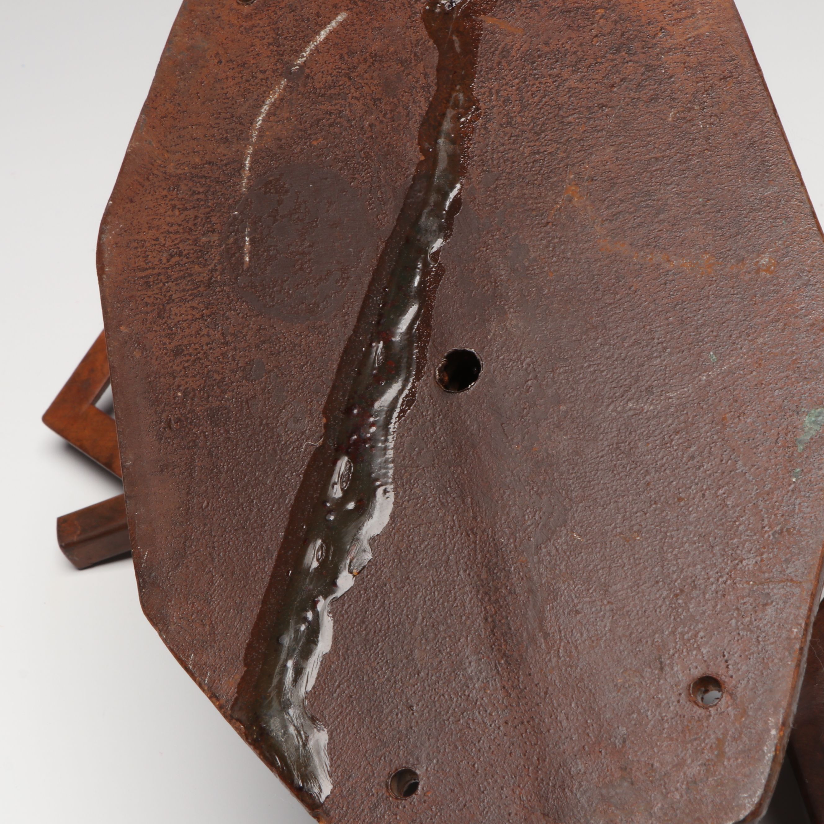 Southwest Style Patinated Metal Sconces