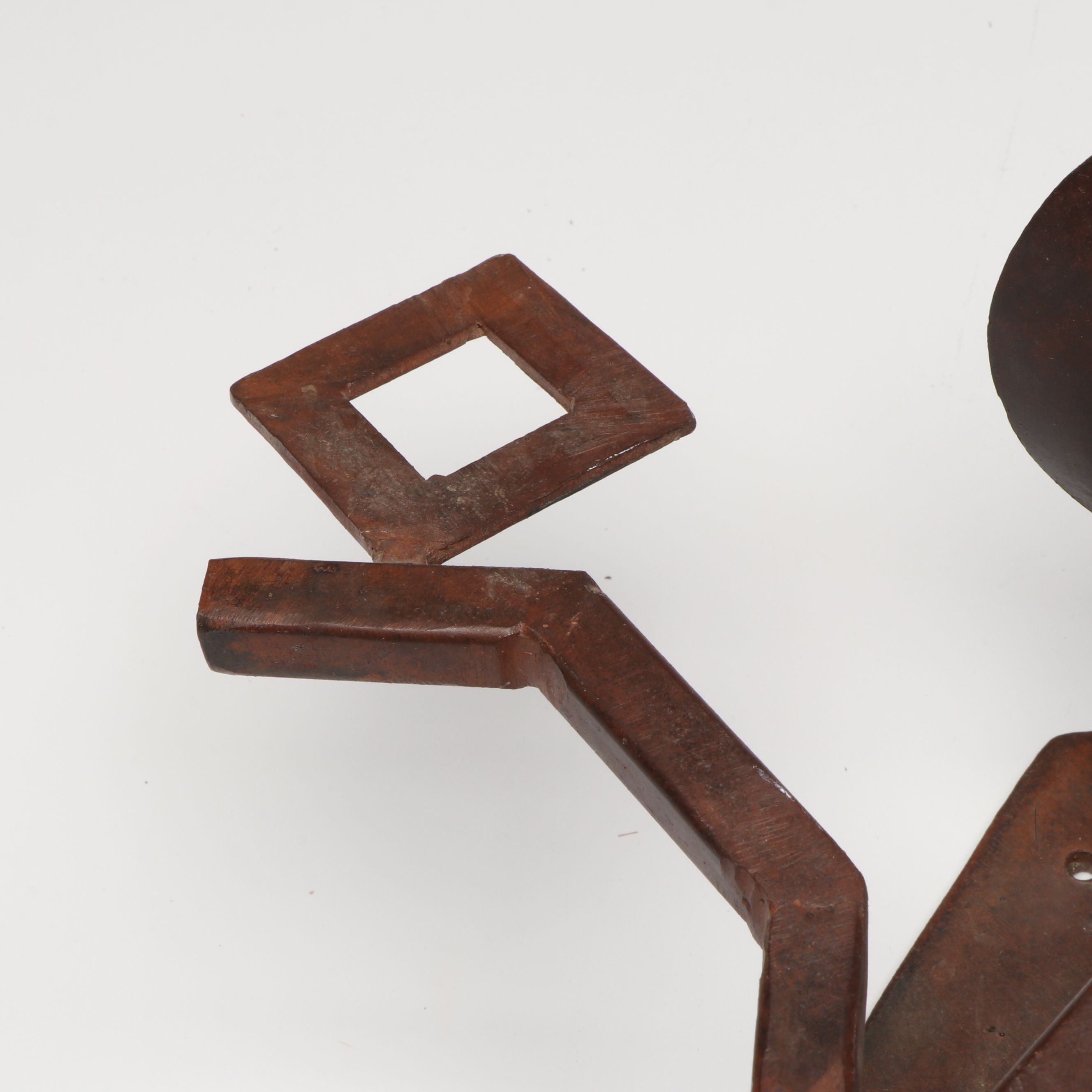 Southwest Style Patinated Metal Sconces