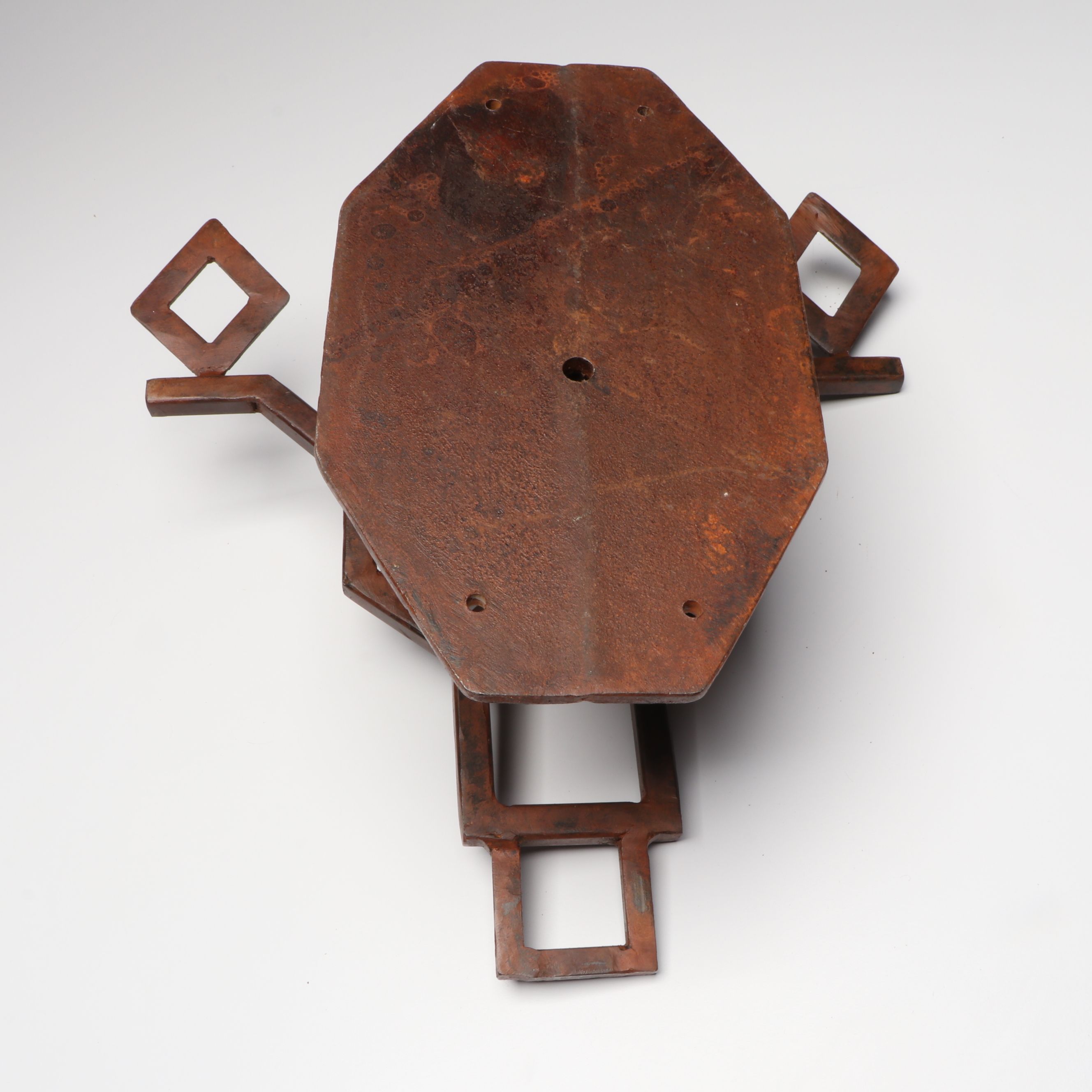 Southwest Style Patinated Metal Sconces