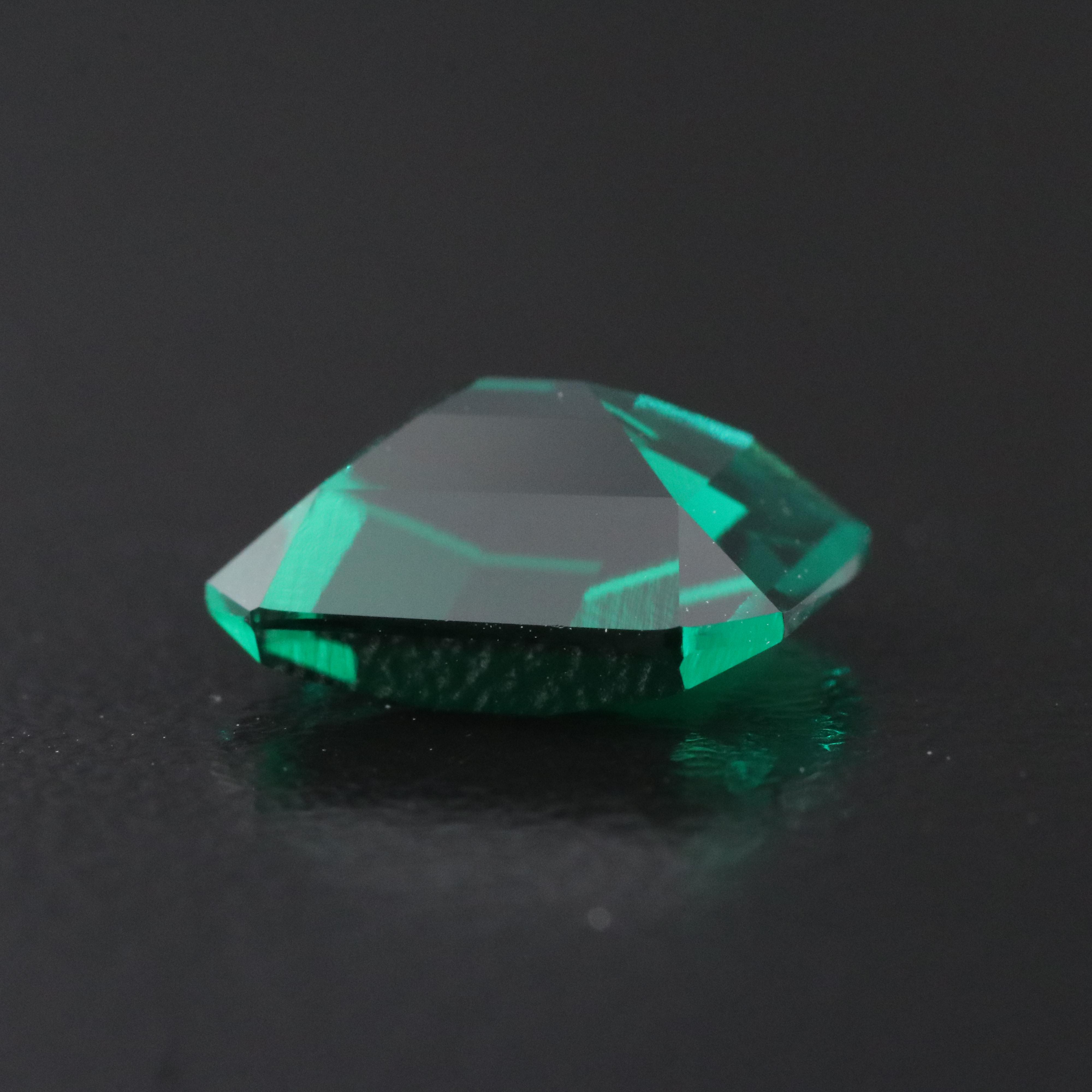 Loose 3.47 CT Lab Grown Emerald