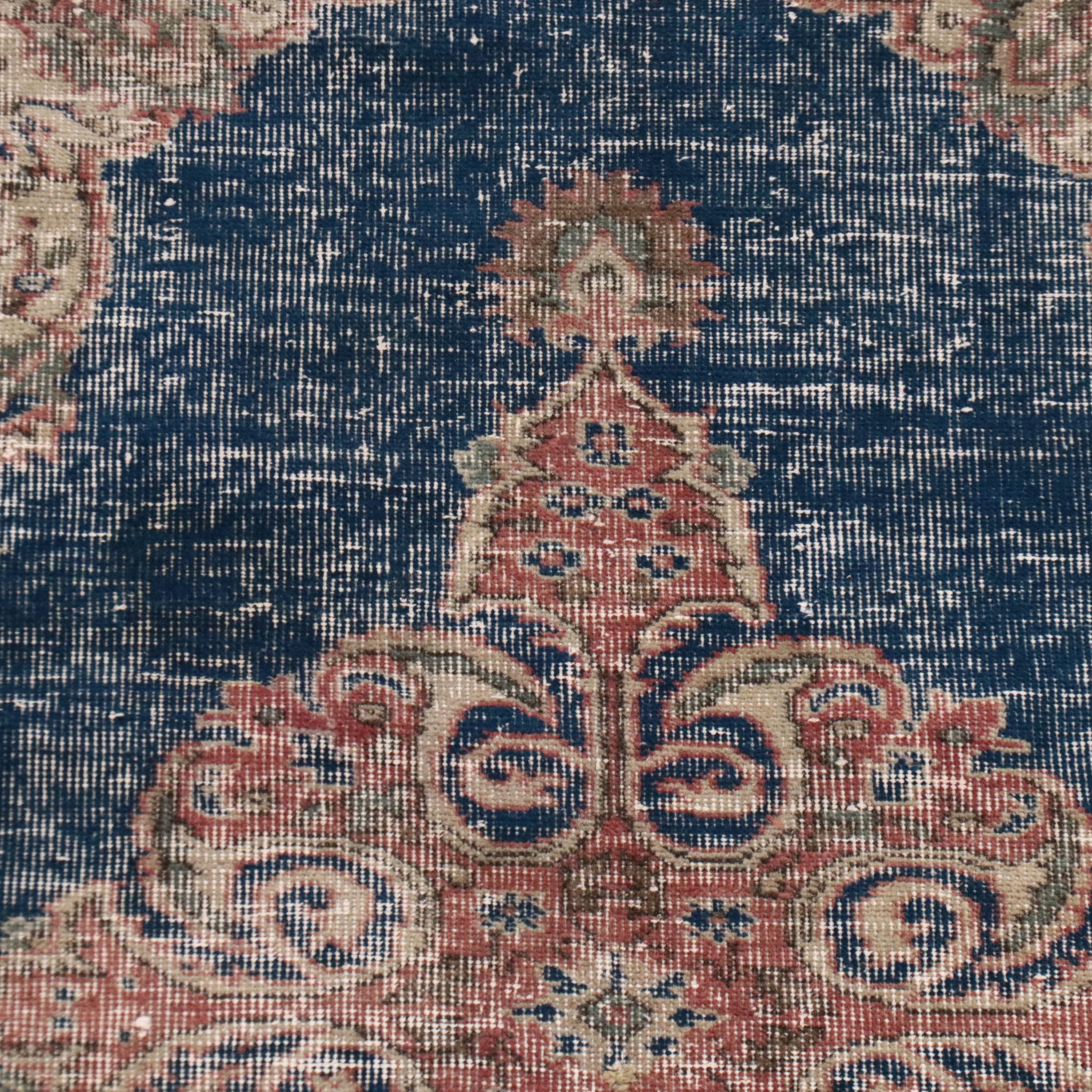 3'9 x 6'7 Hand-Knotted Persian Bijar Area Rug