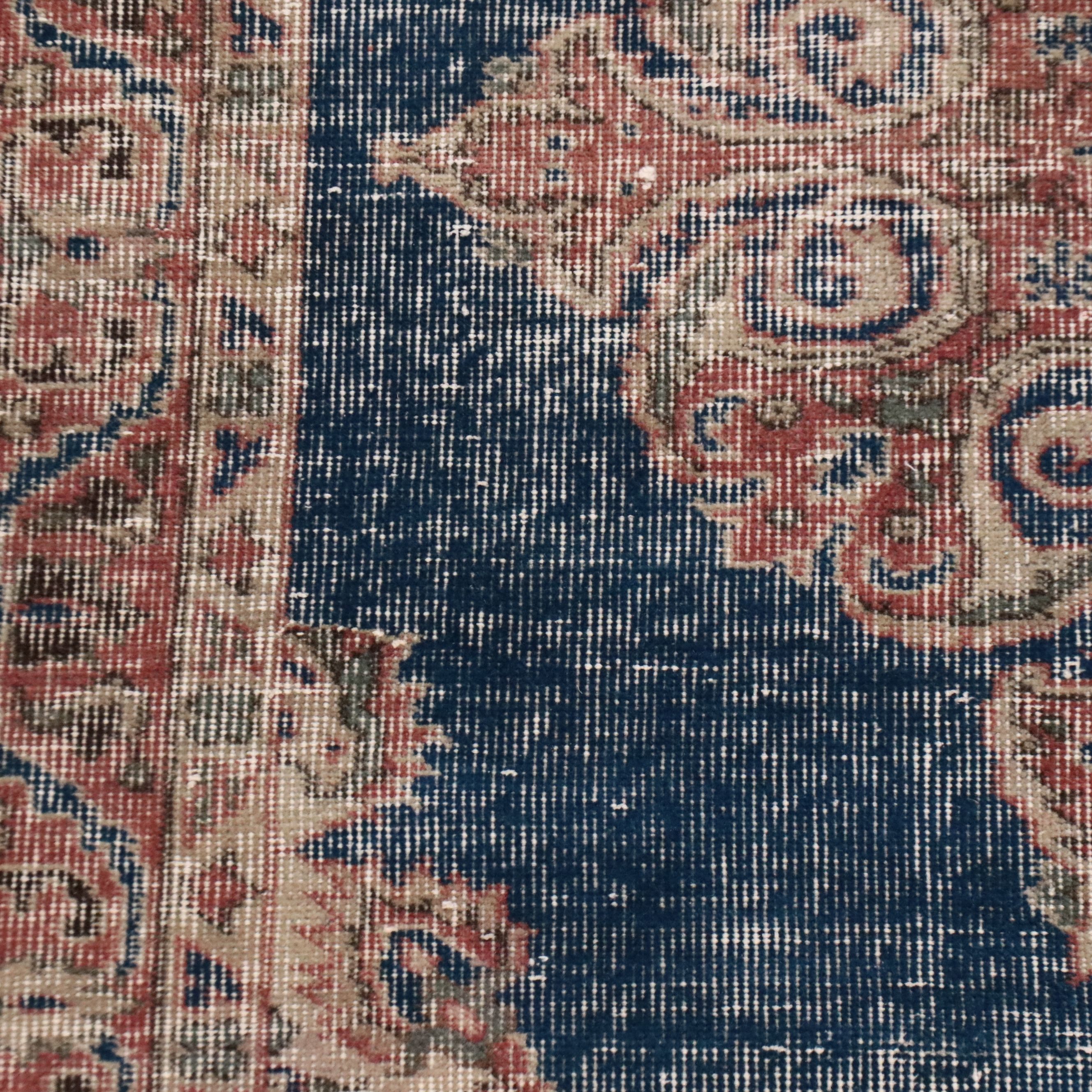 3'9 x 6'7 Hand-Knotted Persian Bijar Area Rug