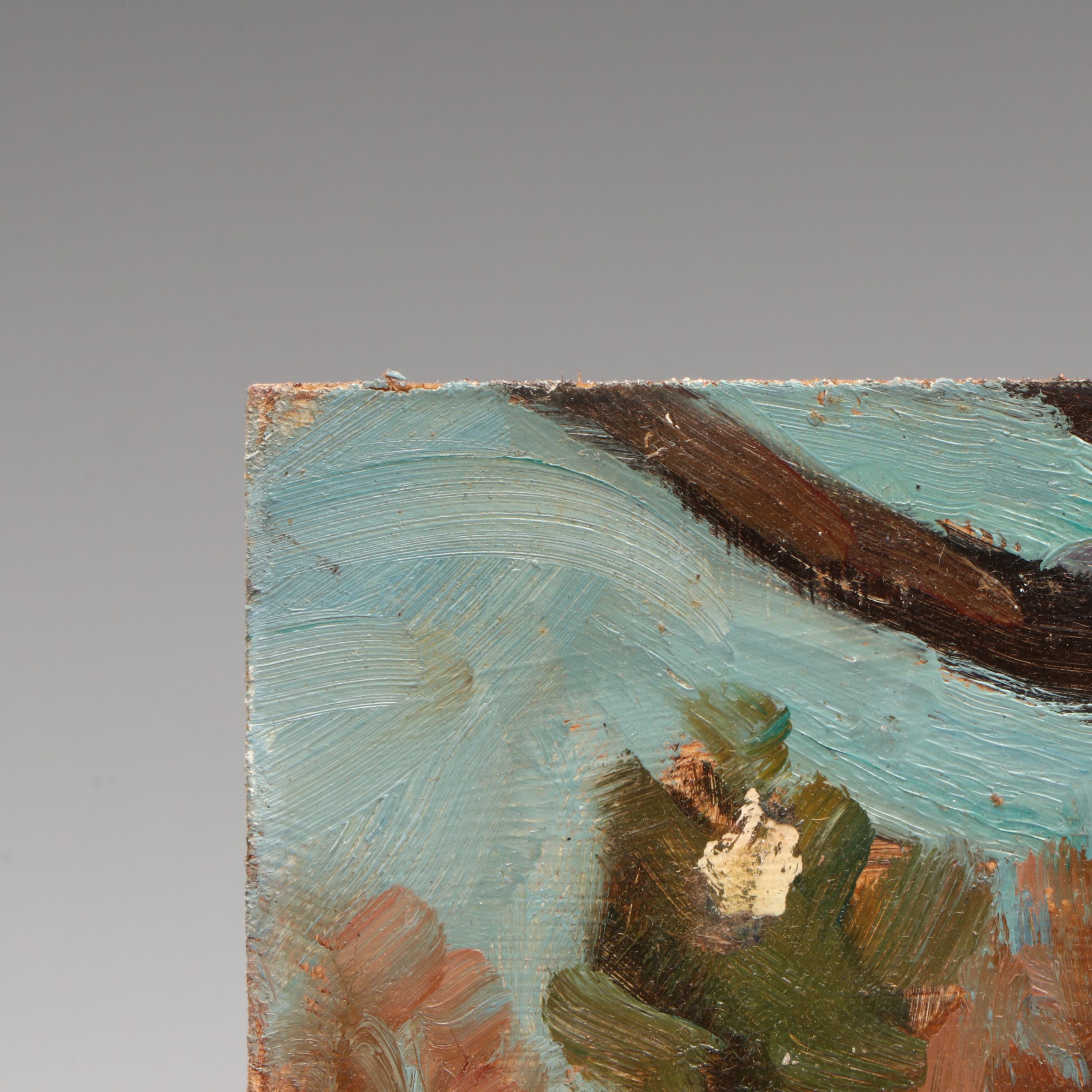 Susan Grisell Winter New England Rural Landscape Oil Painting