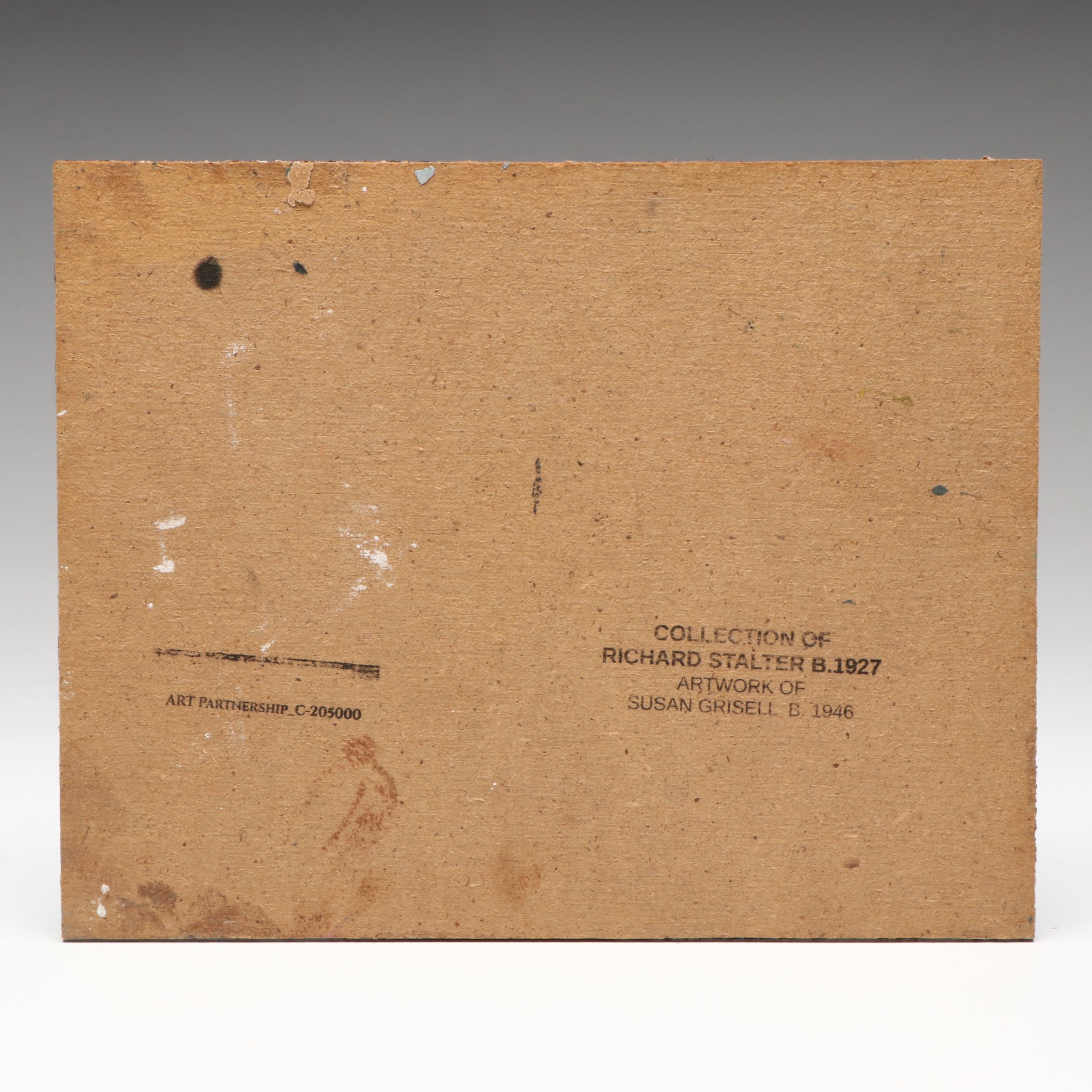 Susan Grisell Winter New England Rural Landscape Oil Painting