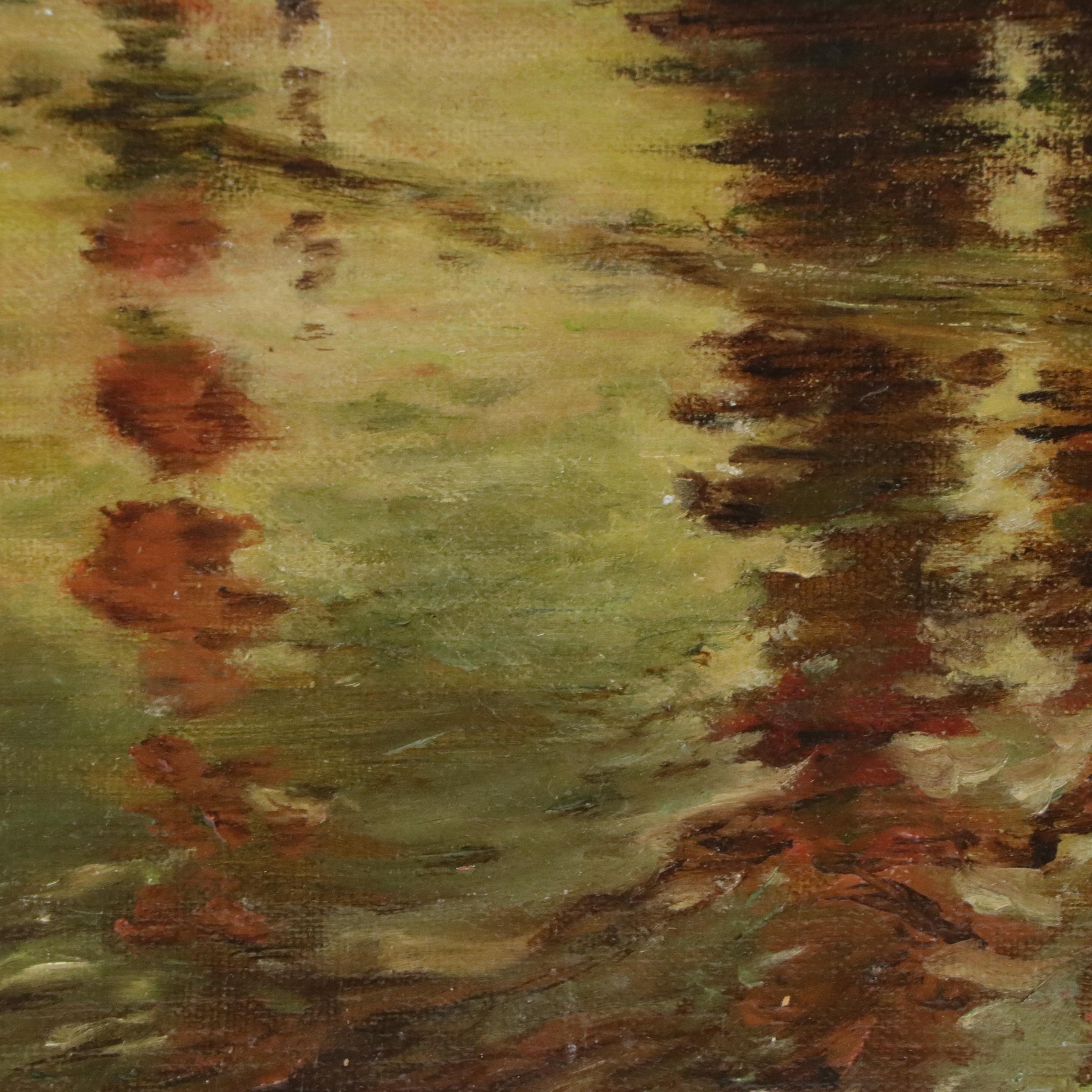 After Frits Thaulow Landscape Oil Painting, Late 19th to Early 20th Century