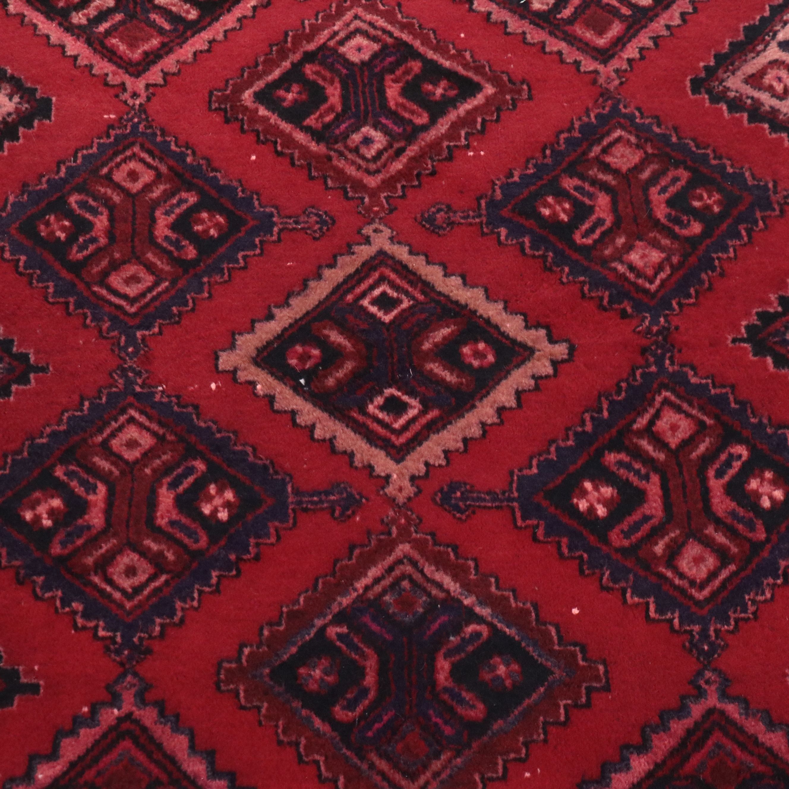 3'7 x 6'3 Hand-Knotted Persian Hamadan Area Rug