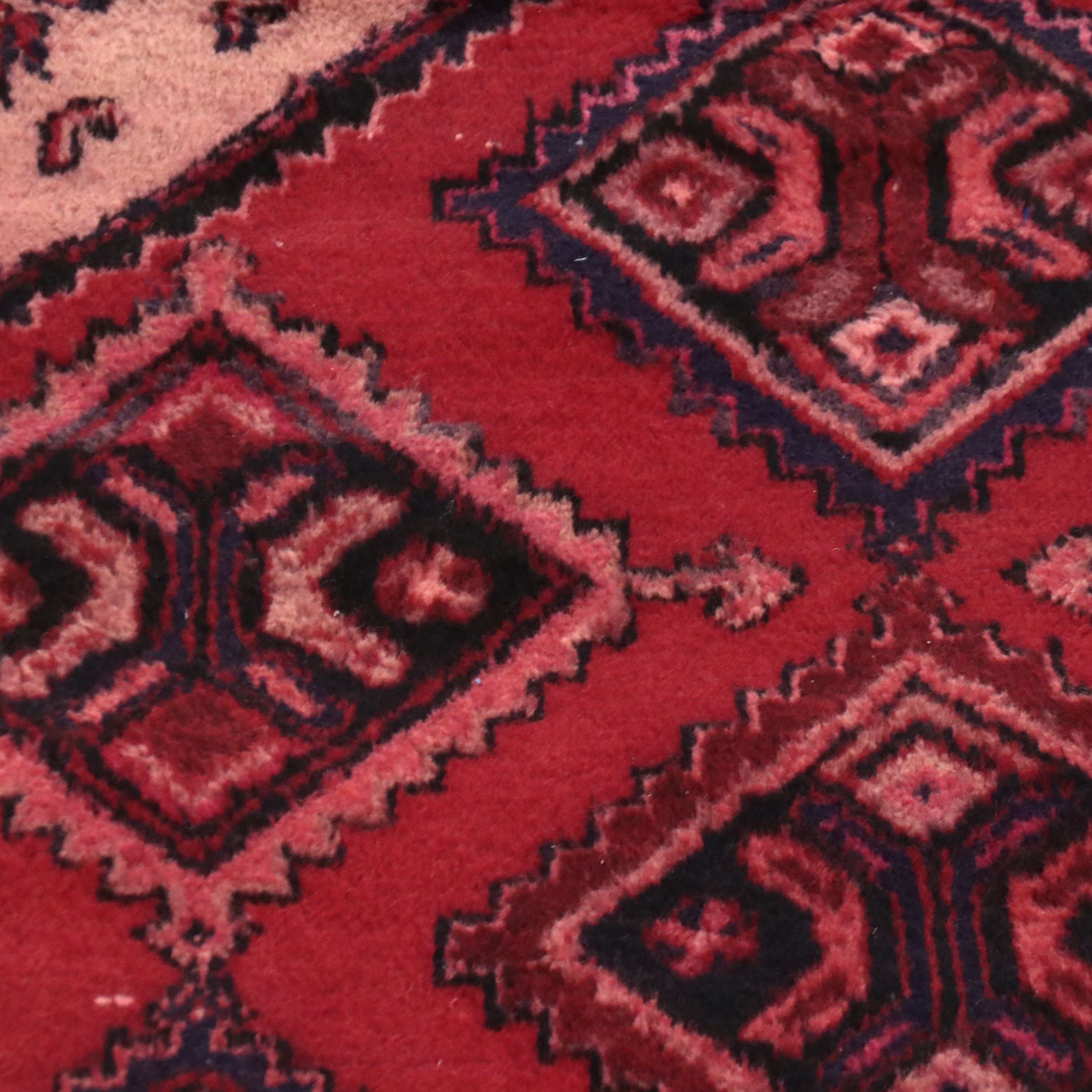 3'7 x 6'3 Hand-Knotted Persian Hamadan Area Rug