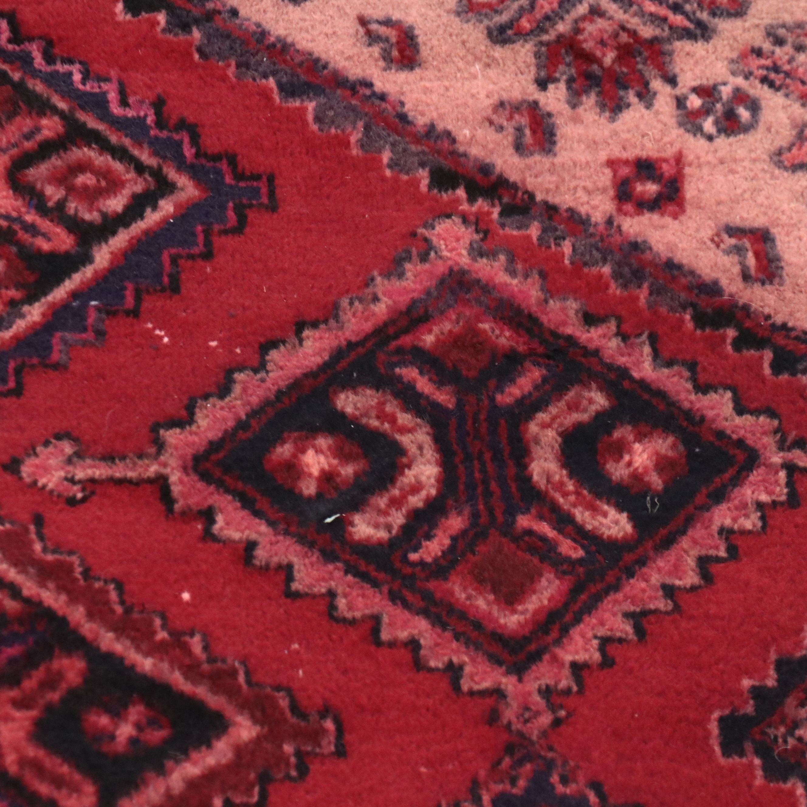3'7 x 6'3 Hand-Knotted Persian Hamadan Area Rug
