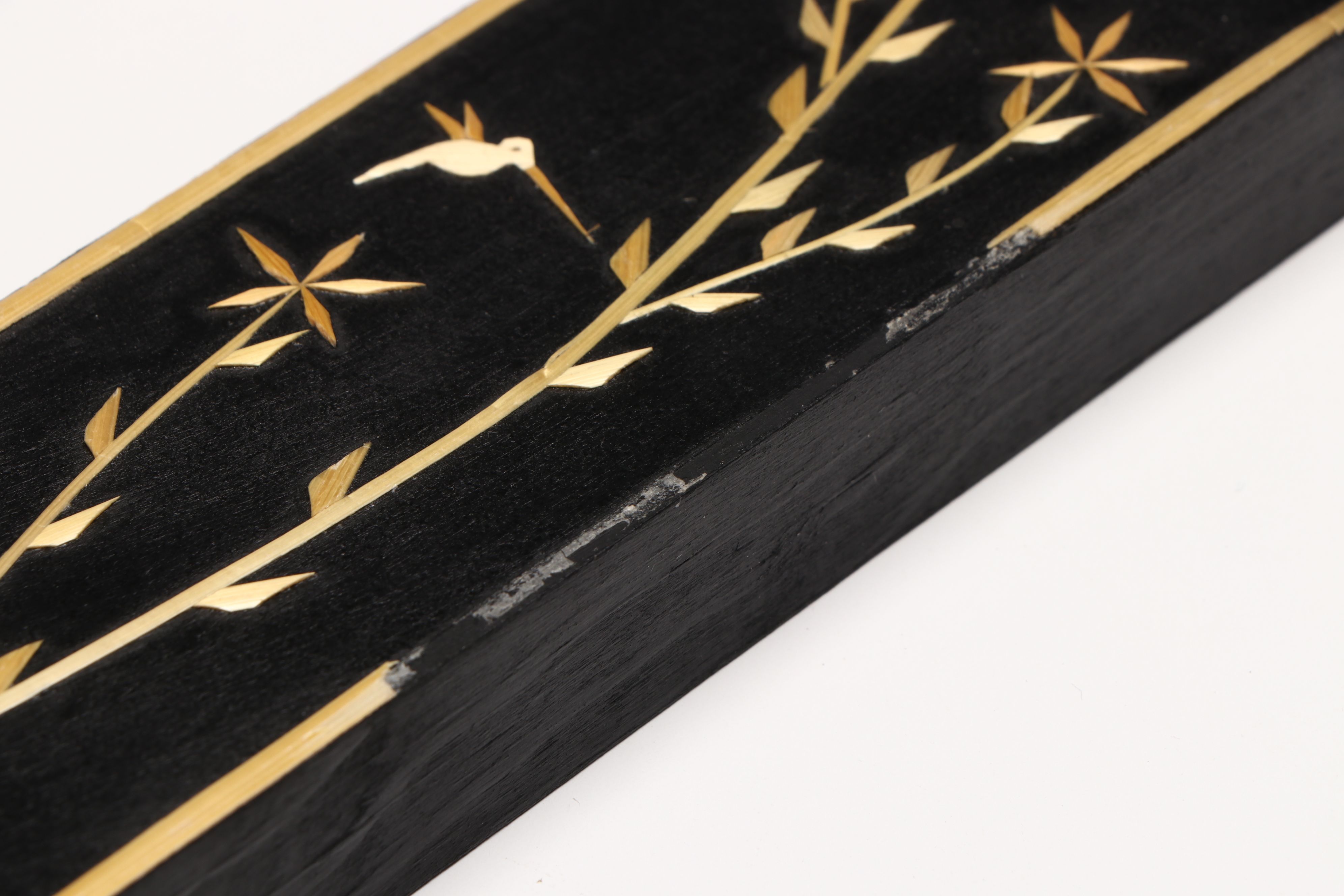 Artist Signed Inlaid Wooden Crosses, Late 20th Century