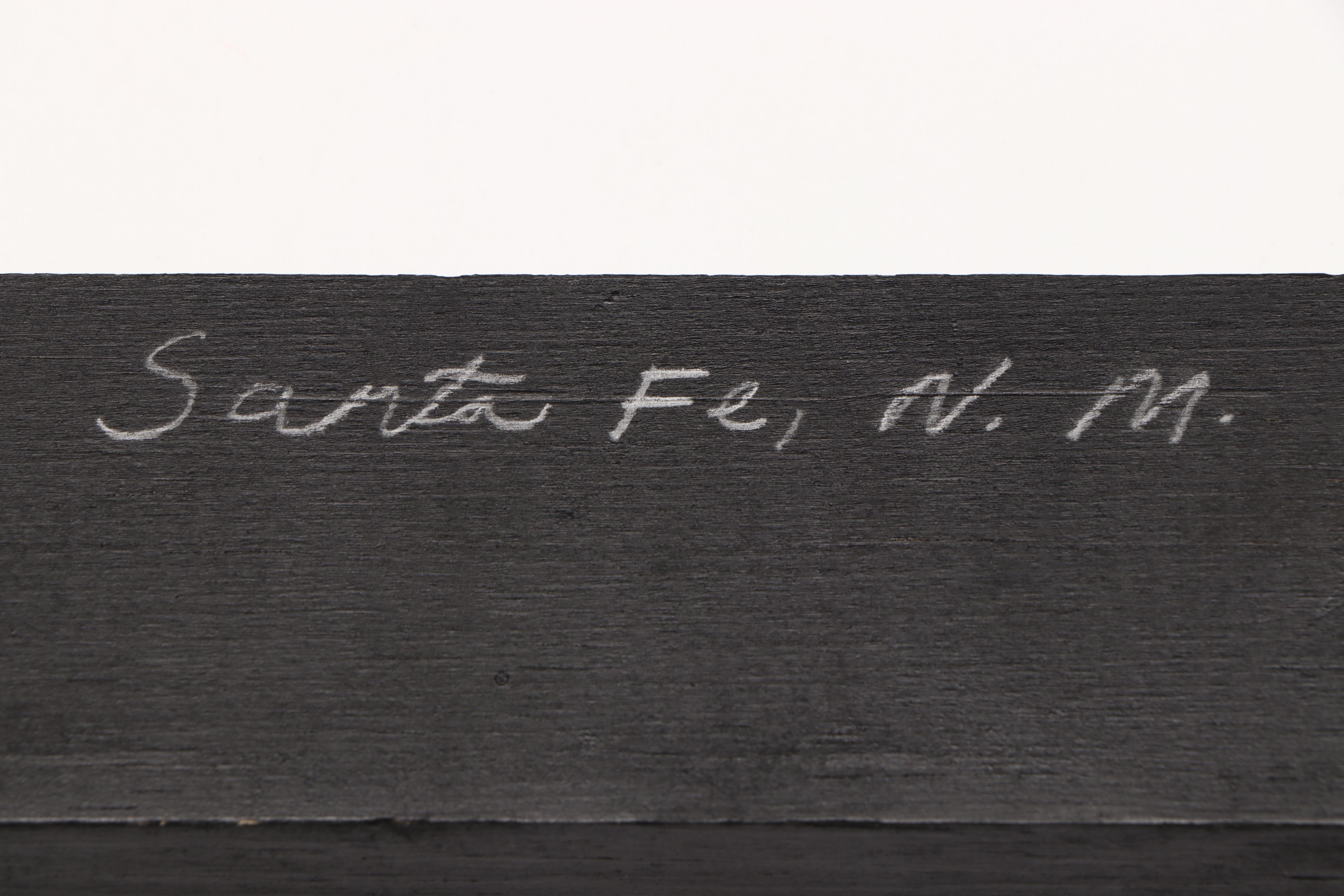 Artist Signed Inlaid Wooden Crosses, Late 20th Century