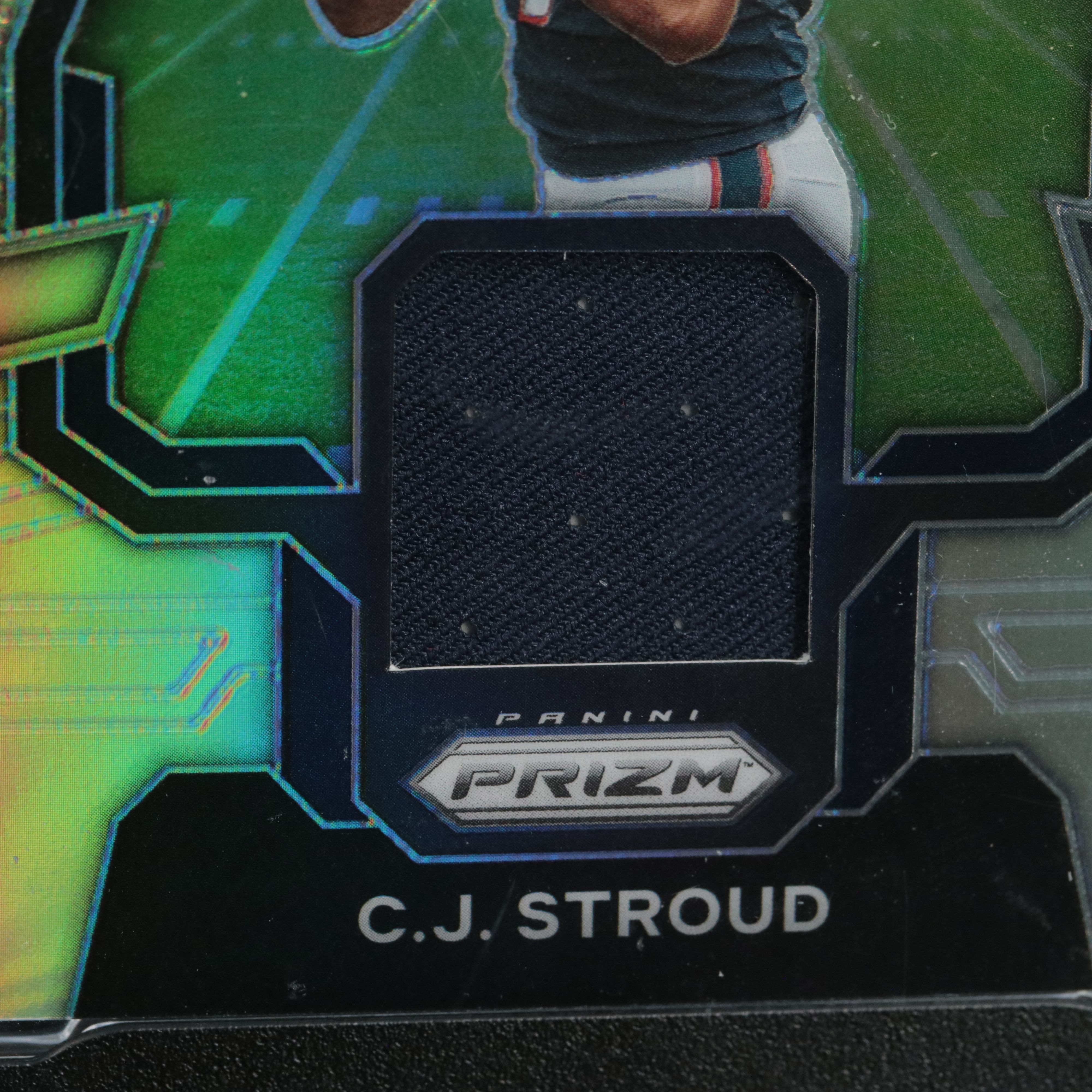 2023 Prizm C.J. Stroud Rookie Gear Relic Football Card Graded SGC 10
