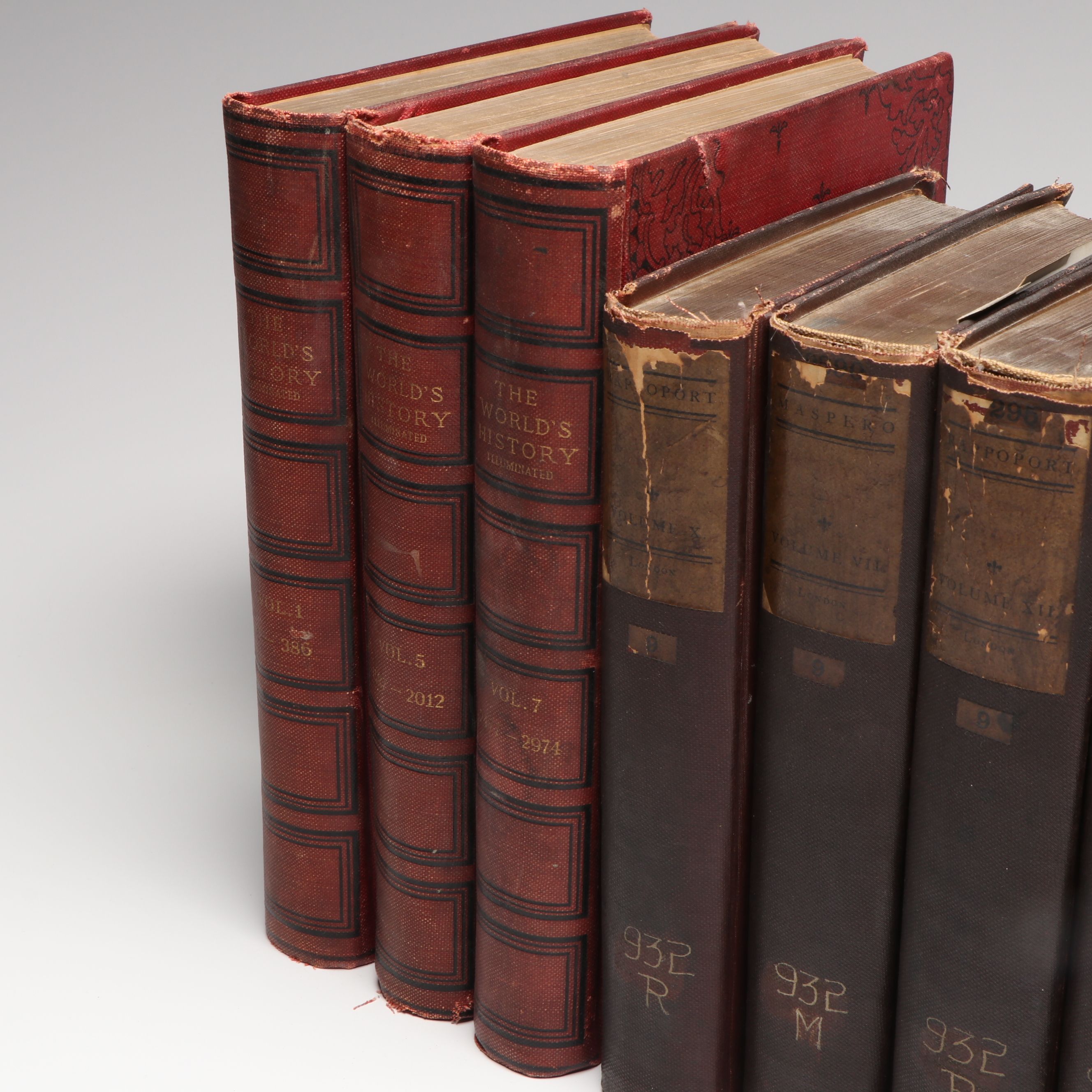 "History of Egypt" by S. Rappoport with "The World's History" by Israel S. Clare