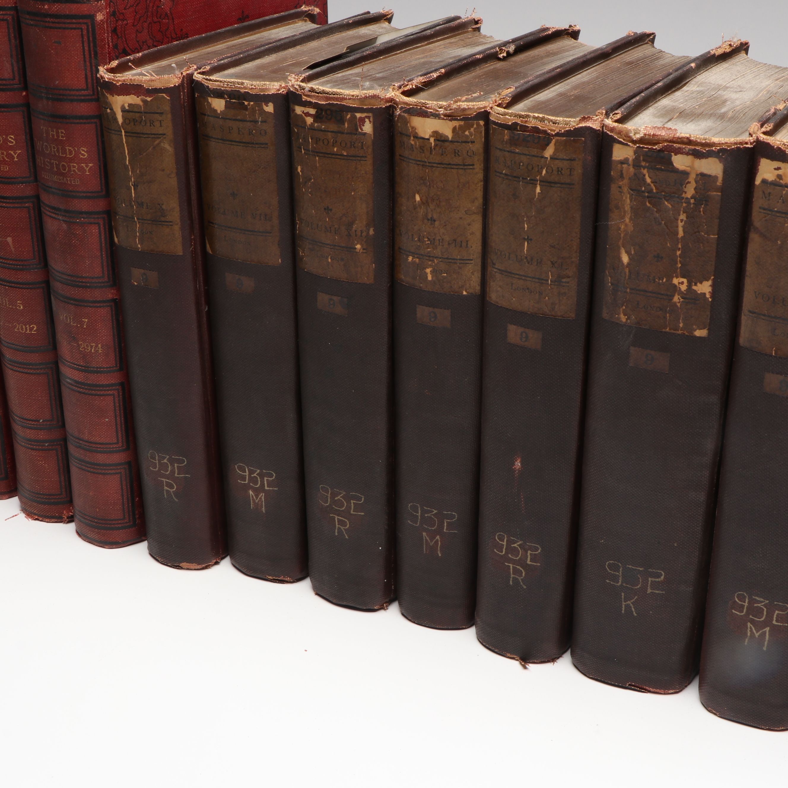 "History of Egypt" by S. Rappoport with "The World's History" by Israel S. Clare