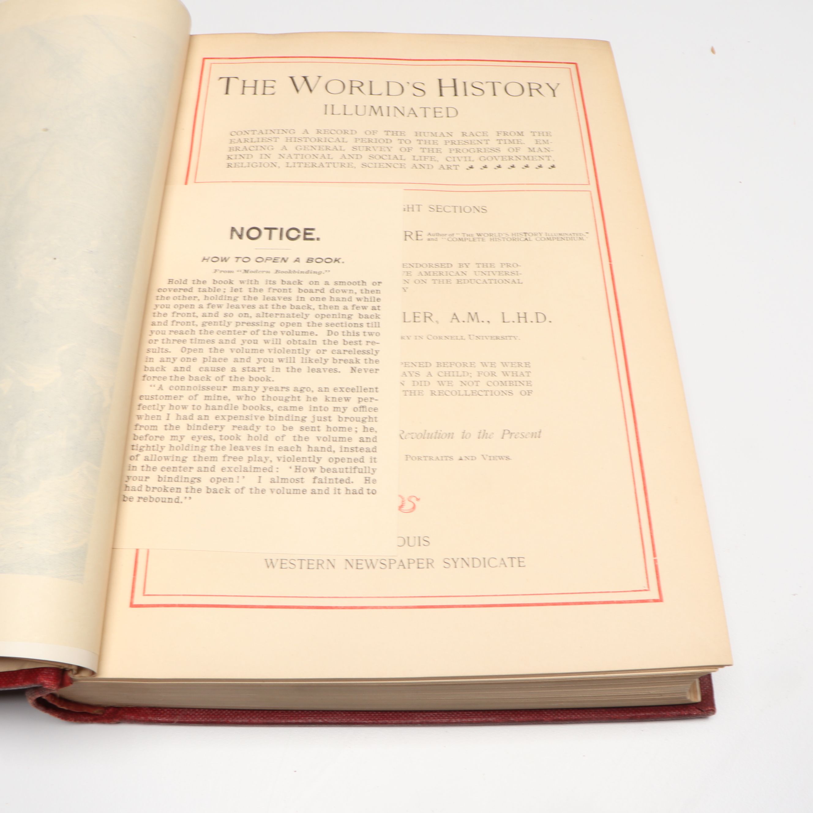 "History of Egypt" by S. Rappoport with "The World's History" by Israel S. Clare