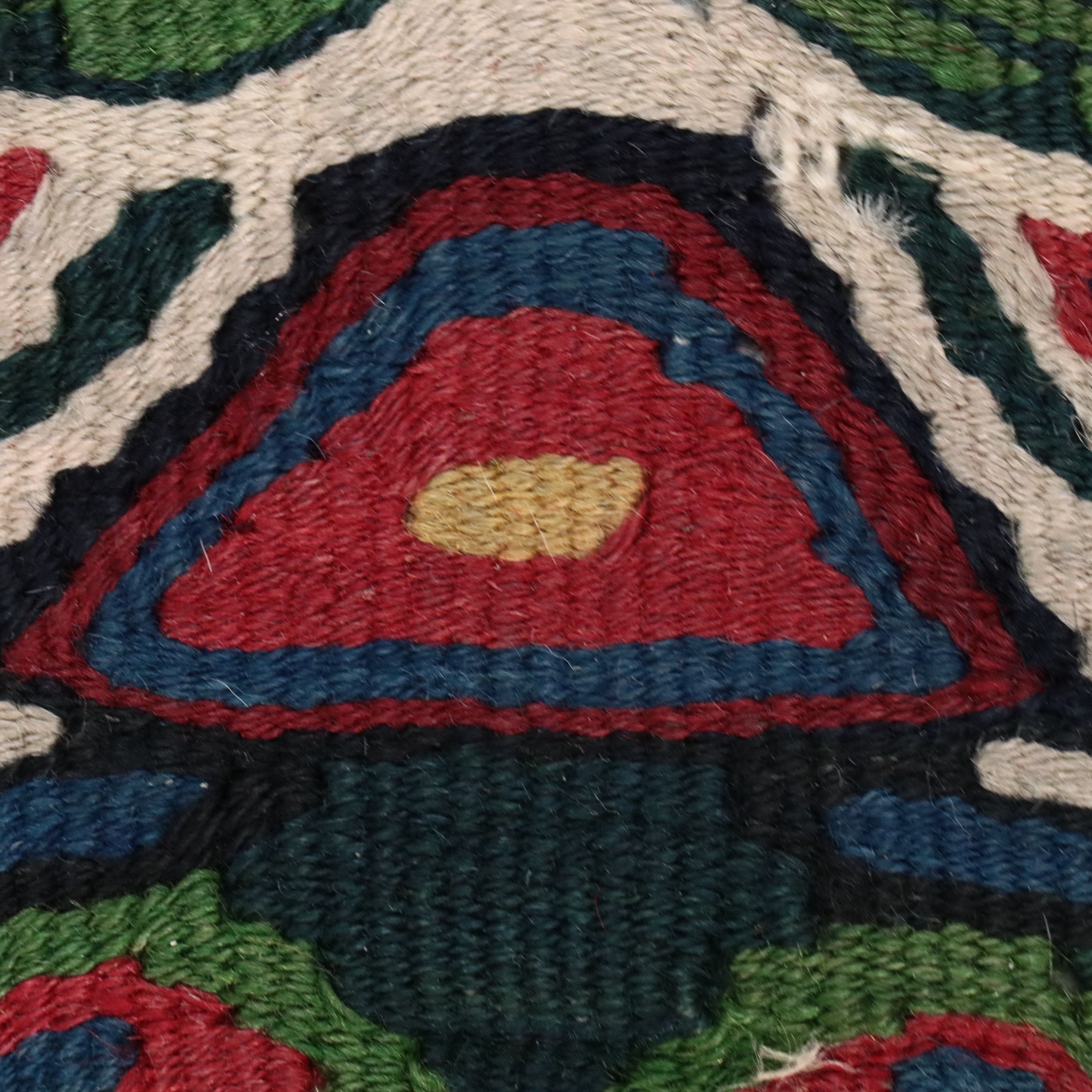 3'8 x 5'8 Handwoven Turkish Karabağ Kilim Area Rug