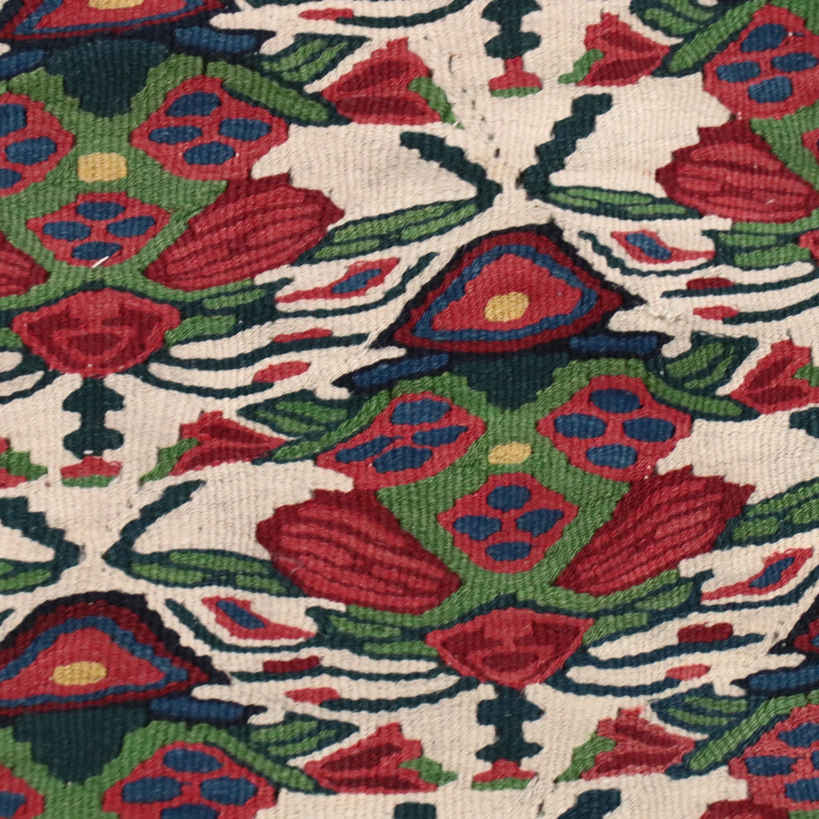 3'8 x 5'8 Handwoven Turkish Karabağ Kilim Area Rug