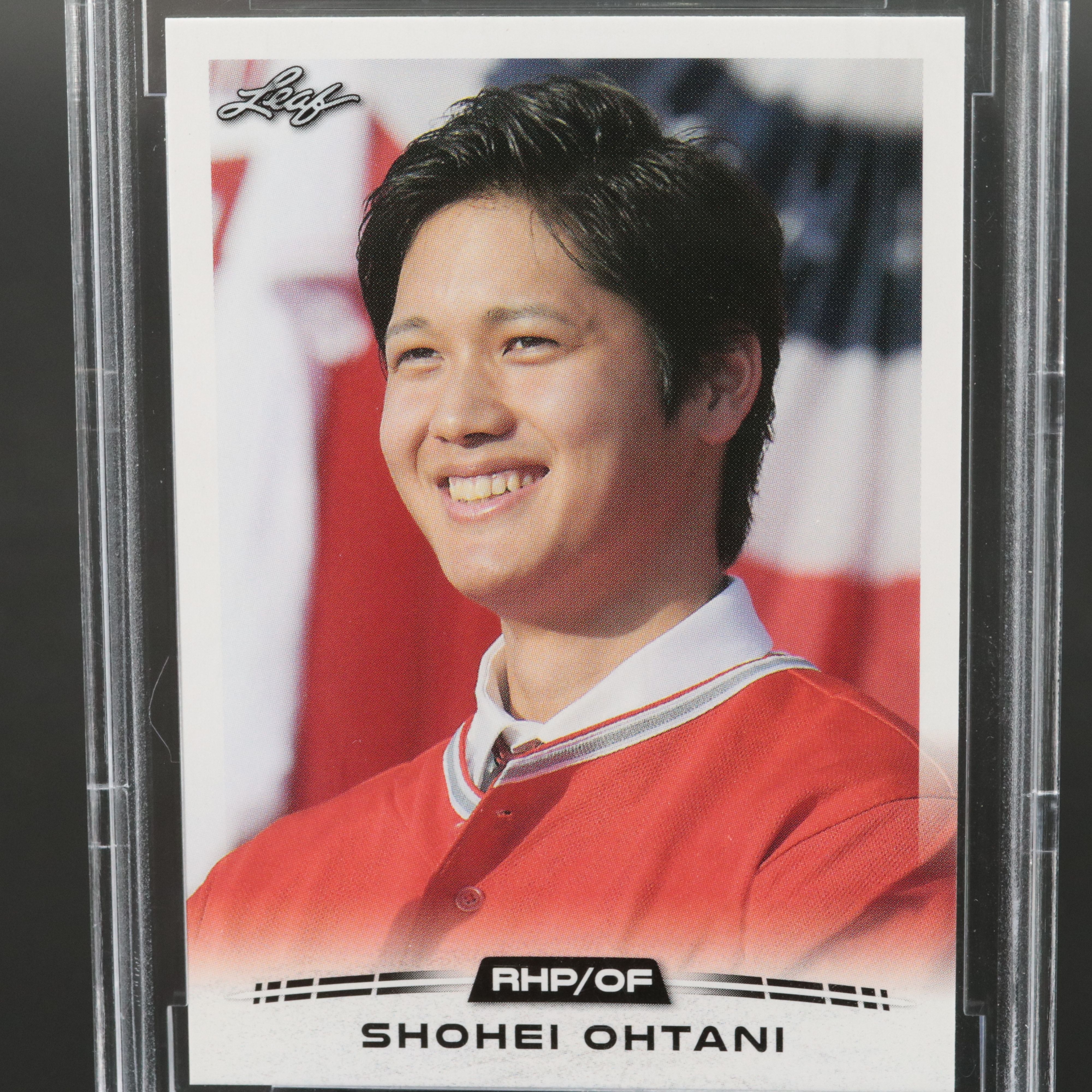 2018 Leaf Shohei Ohtani Rookie Year Baseball Card Graded BCCG 10