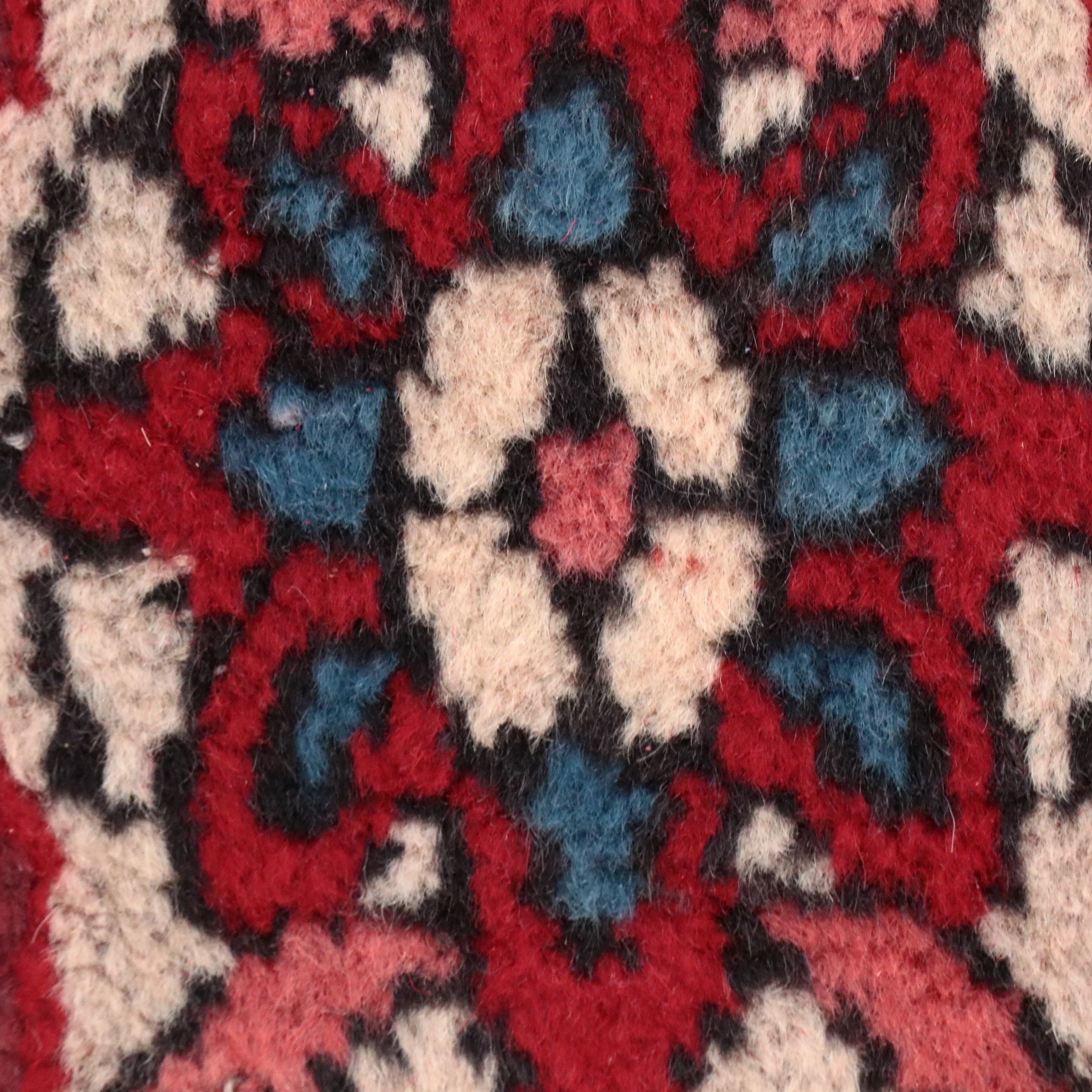 4' x 6'5 Hand-Knotted Persian Hamadan Area Rug