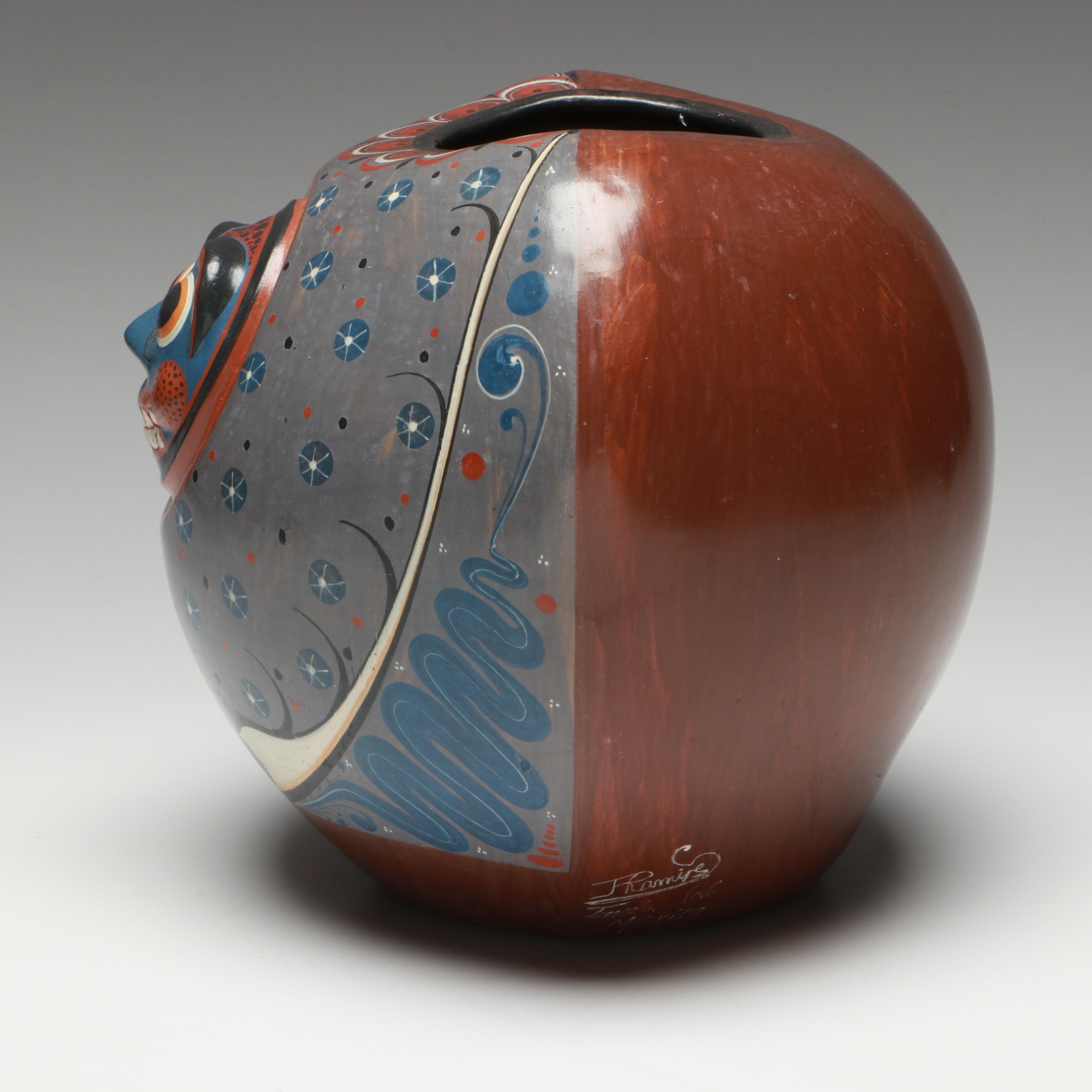 José de Jesús Álvarez Ramírez Tonalá Ware Mexican Folk Art Pottery