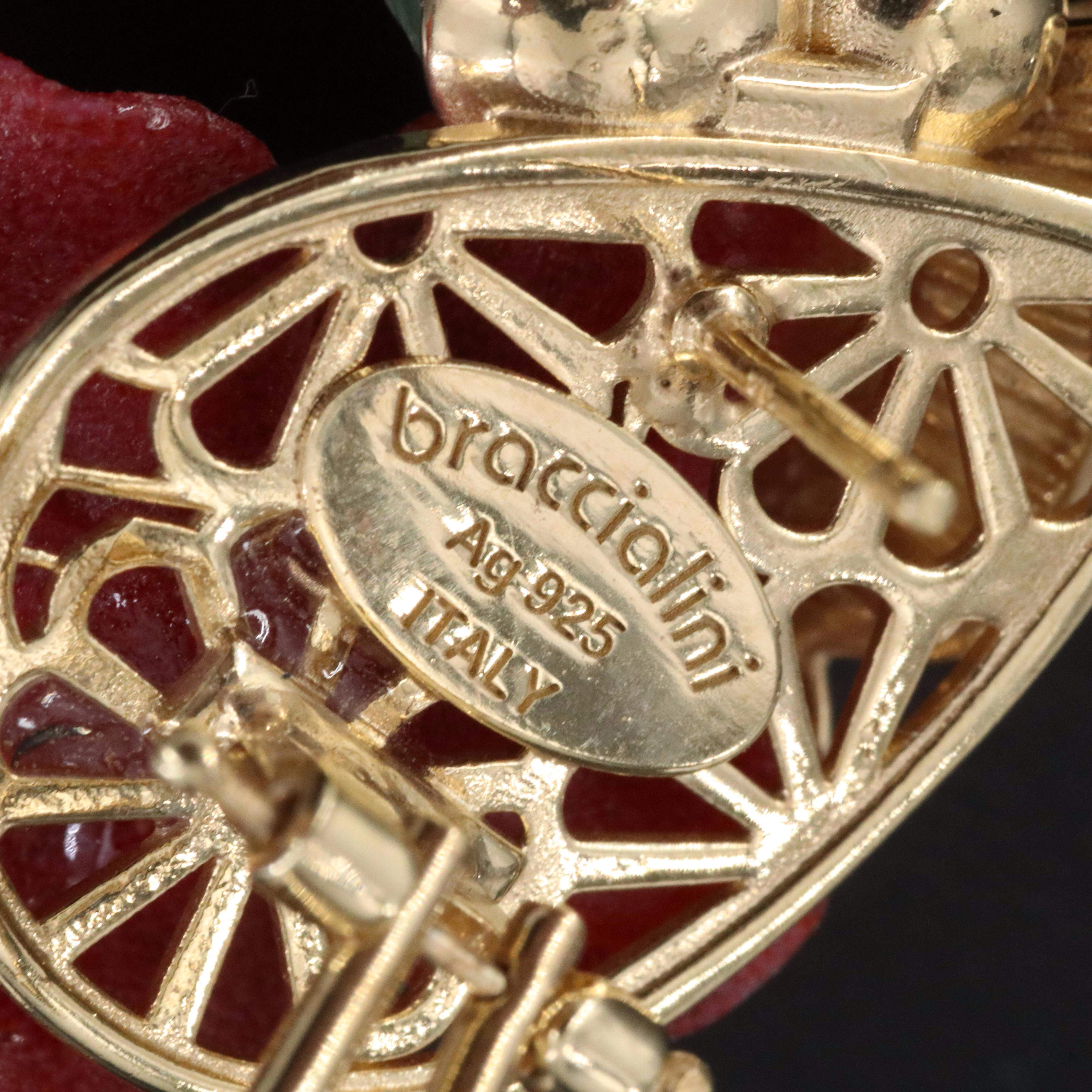 Sterling Butterfly and Flower Earrings