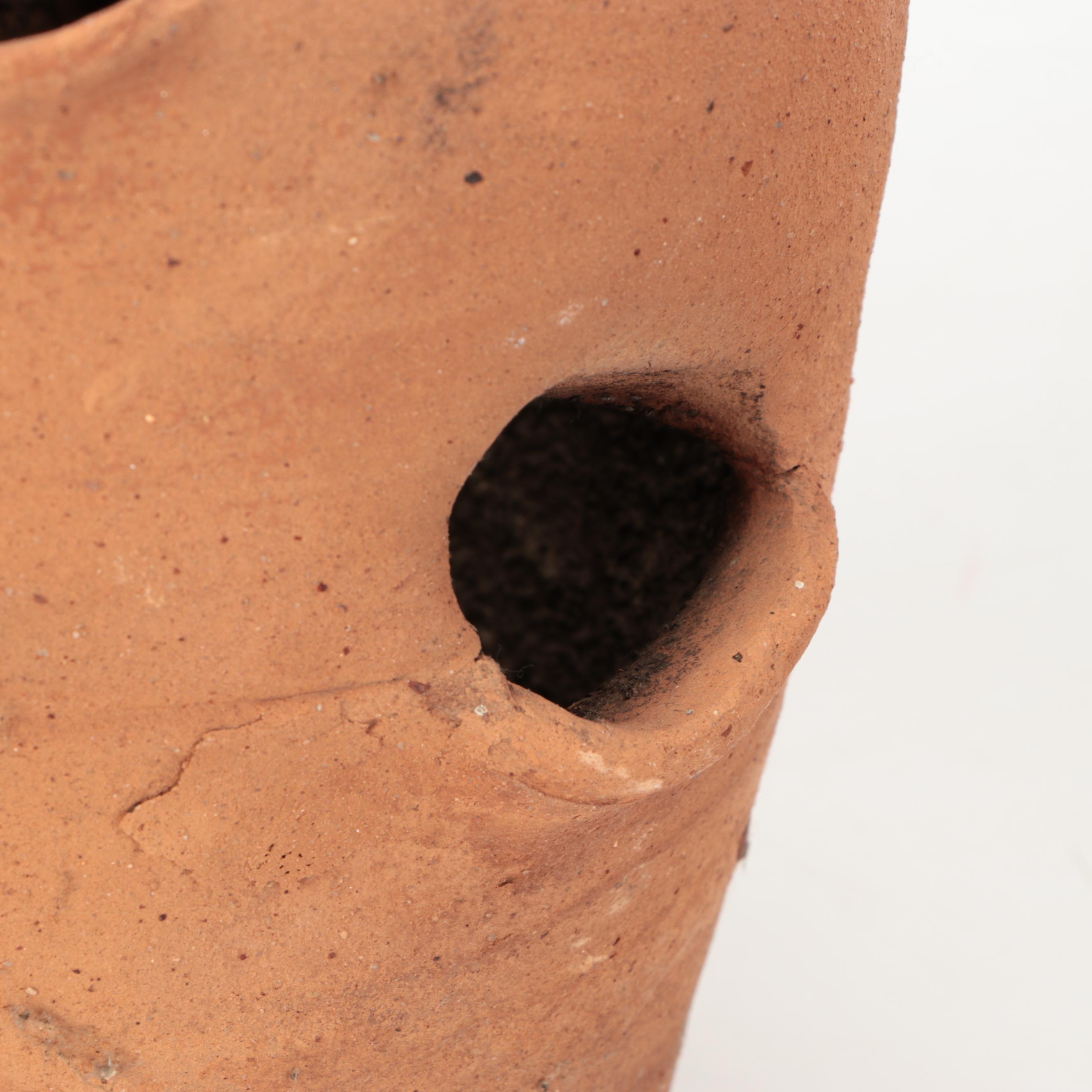 Terracotta Outdoor Planters with Wine Rack