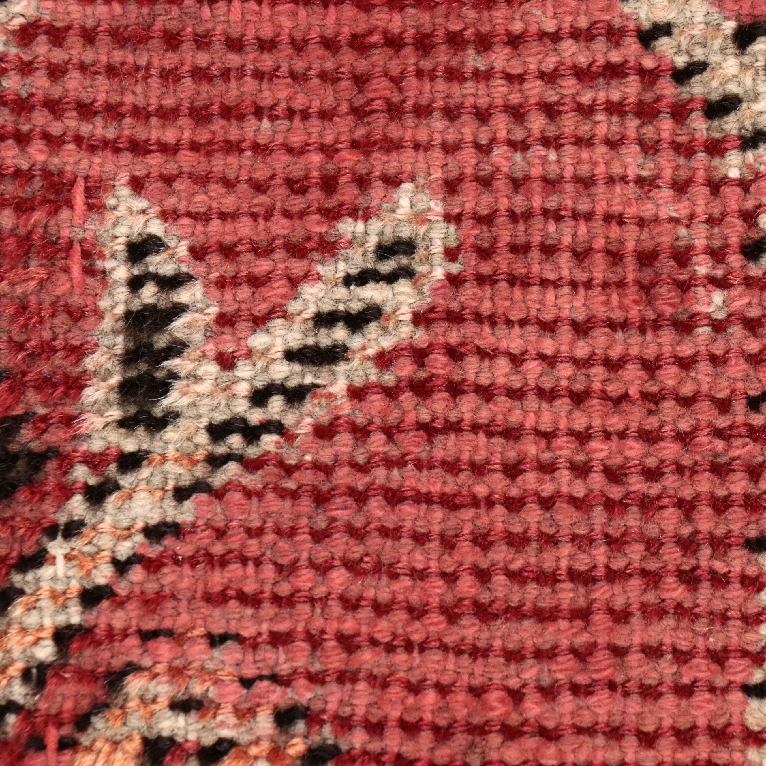 3'9 x 5'11 Hand-Knotted Persian Hamadan Area Rug