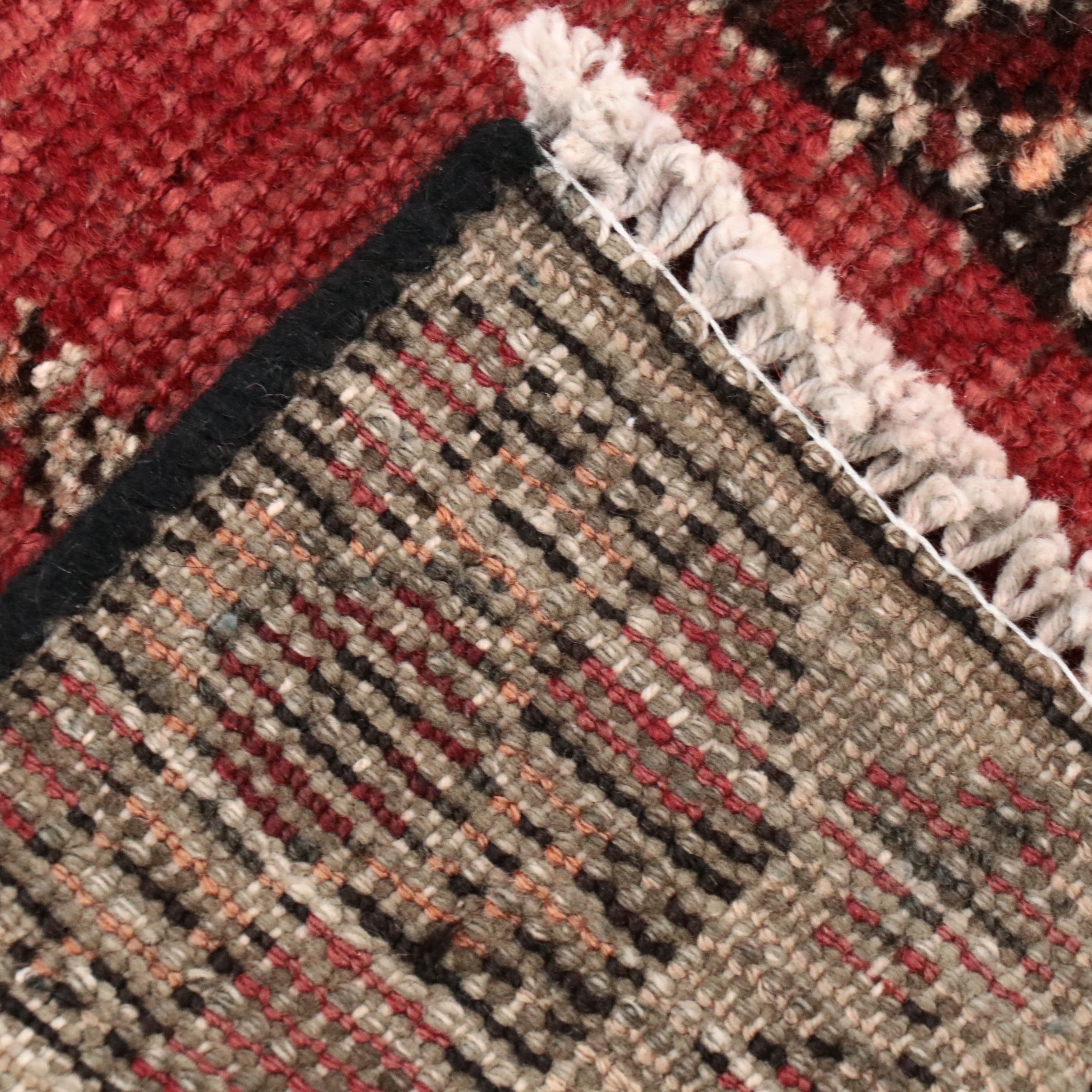 3'9 x 5'11 Hand-Knotted Persian Hamadan Area Rug