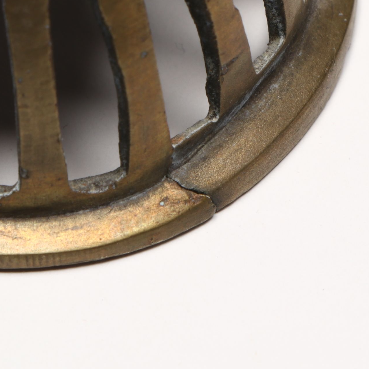 Brass Censer, Gems International Porcelain Box, and Metal Elephant Figurine