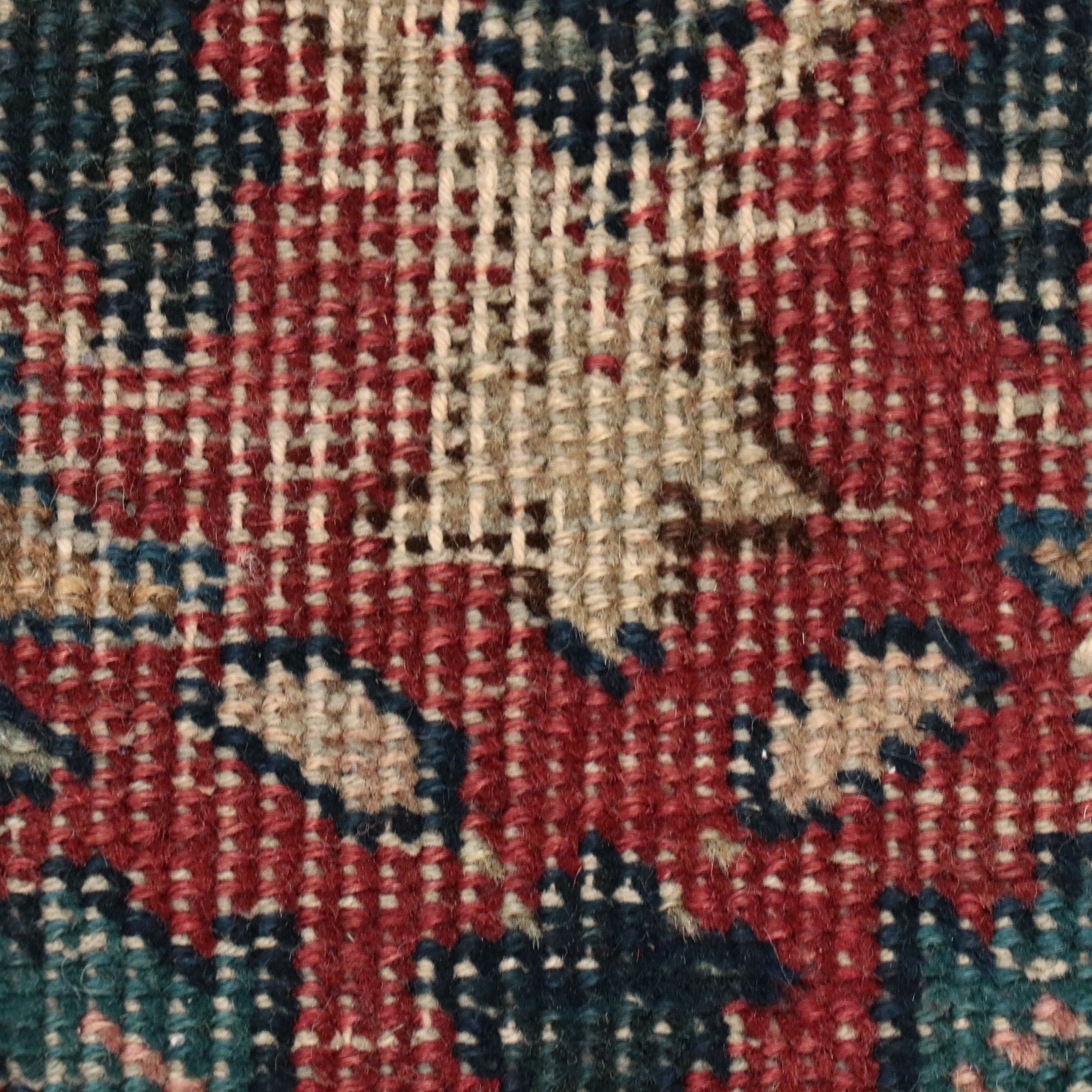 4'4 x 6'2 Hand-Knotted Persian Mashhad Area Rug