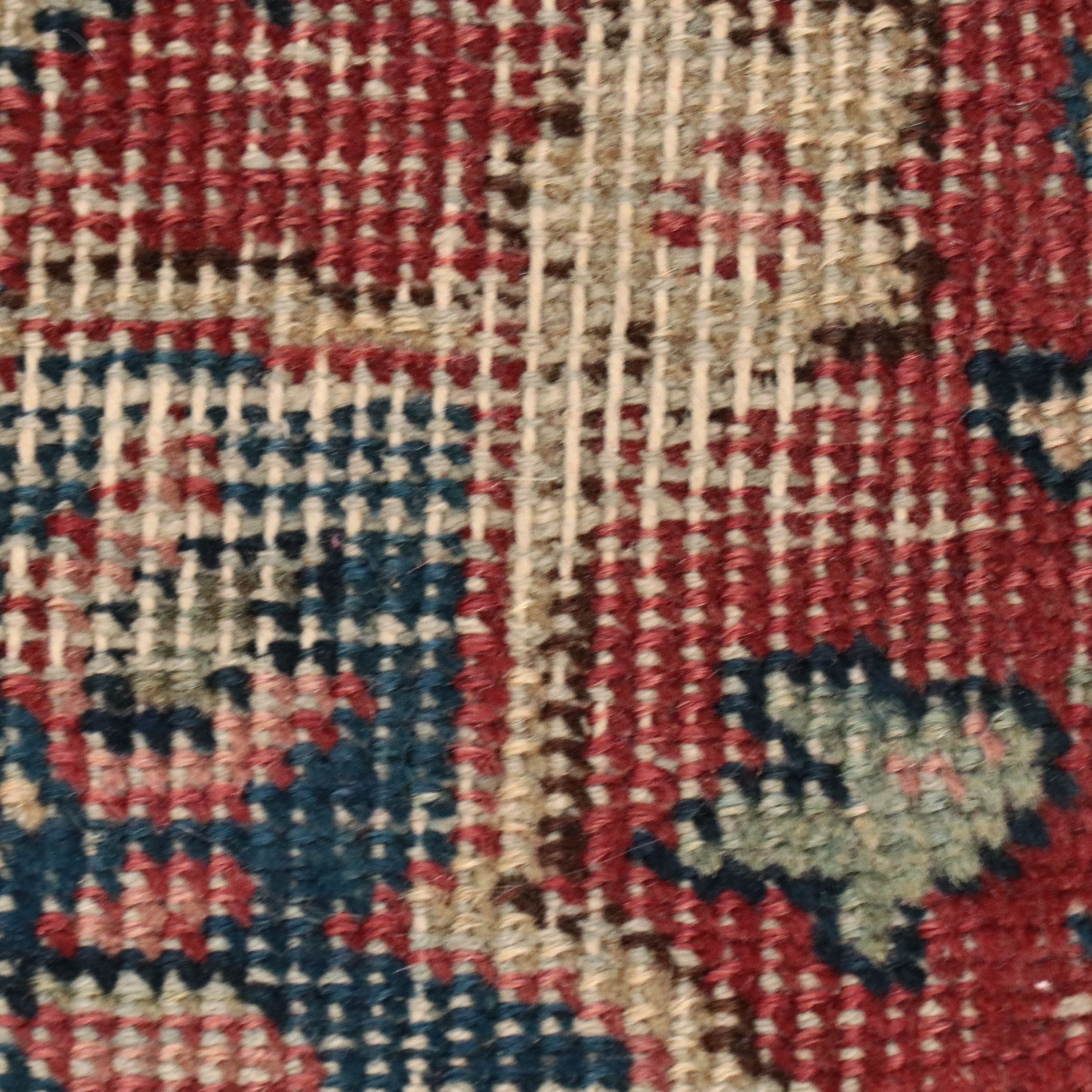 4'4 x 6'2 Hand-Knotted Persian Mashhad Area Rug