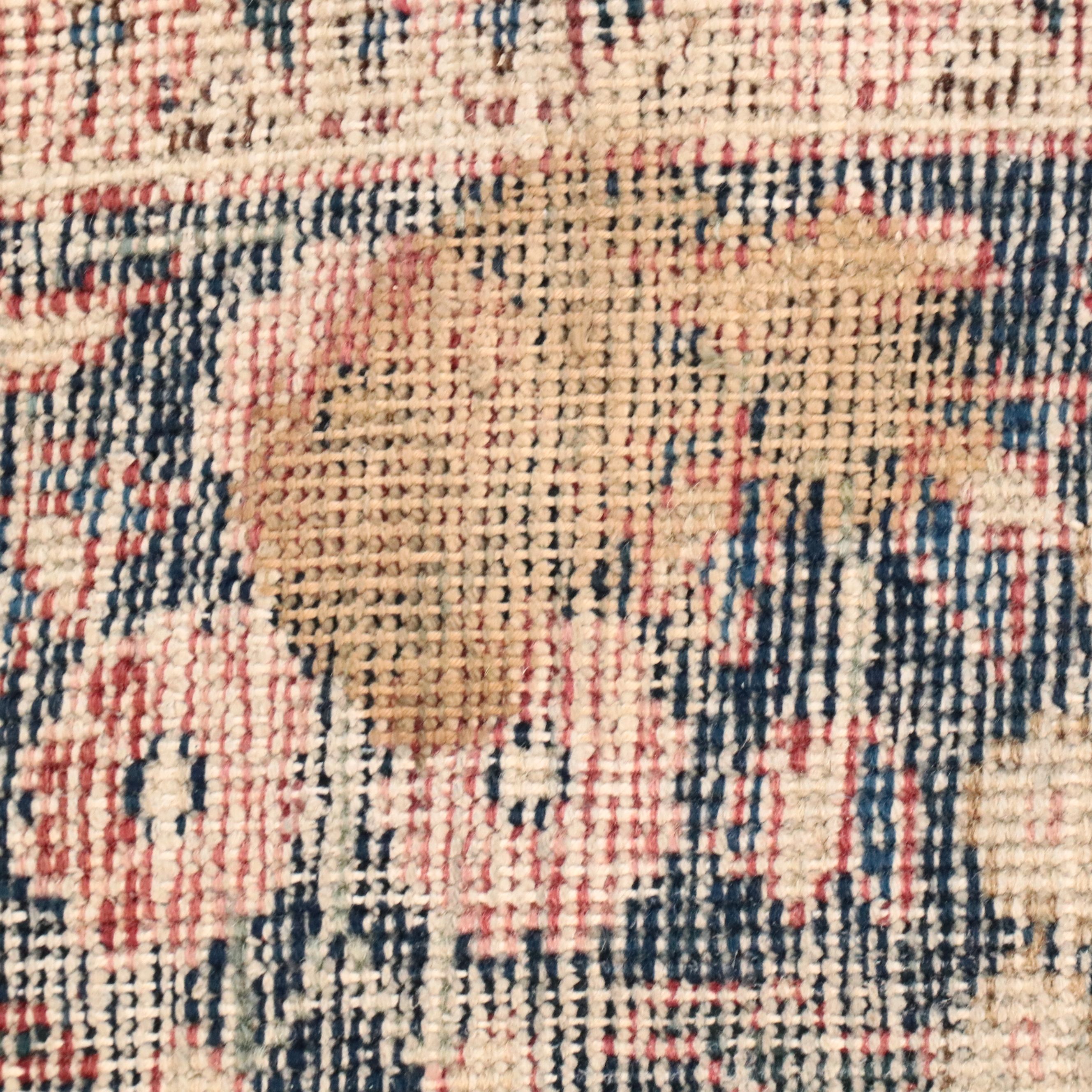 4'4 x 6'2 Hand-Knotted Persian Mashhad Area Rug