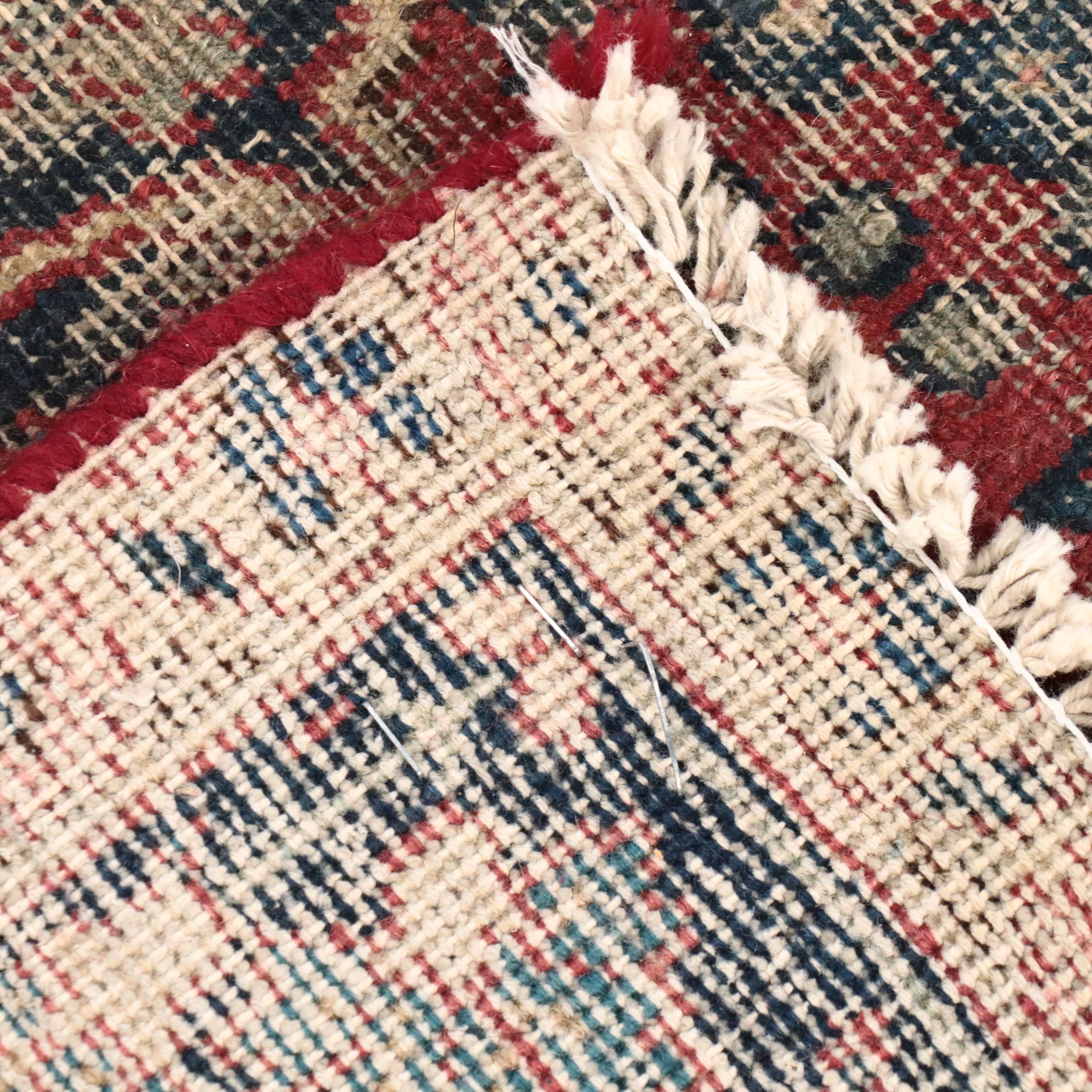 4'4 x 6'2 Hand-Knotted Persian Mashhad Area Rug