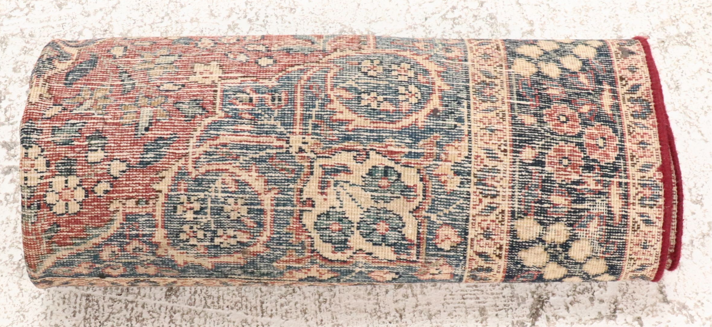 4'4 x 6'2 Hand-Knotted Persian Mashhad Area Rug