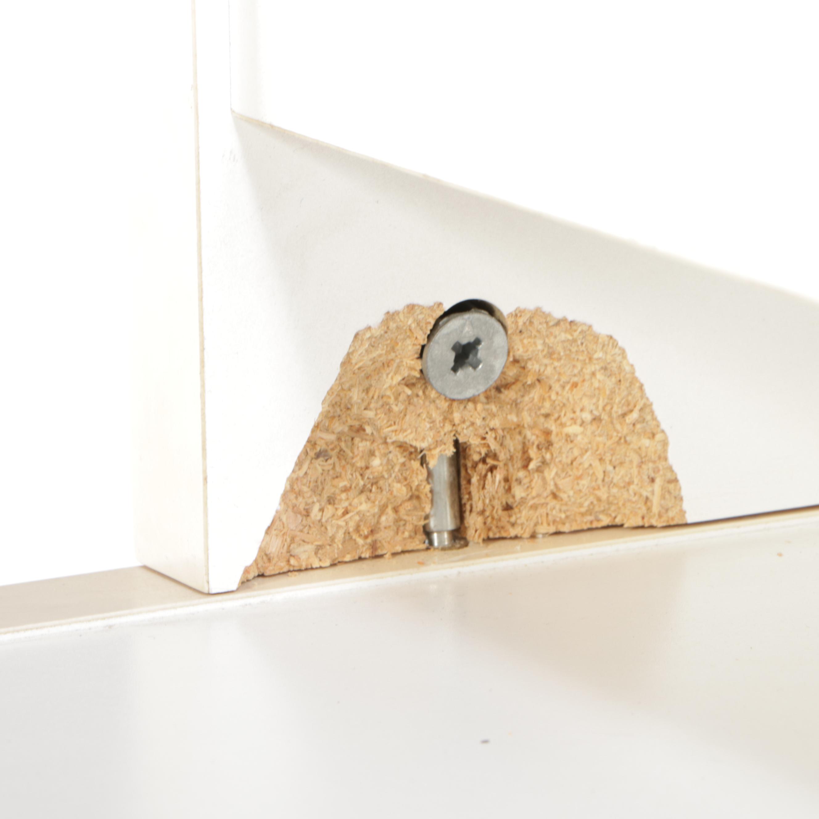 Laminate Computer Desk with Pull-Out Keyboard Surface