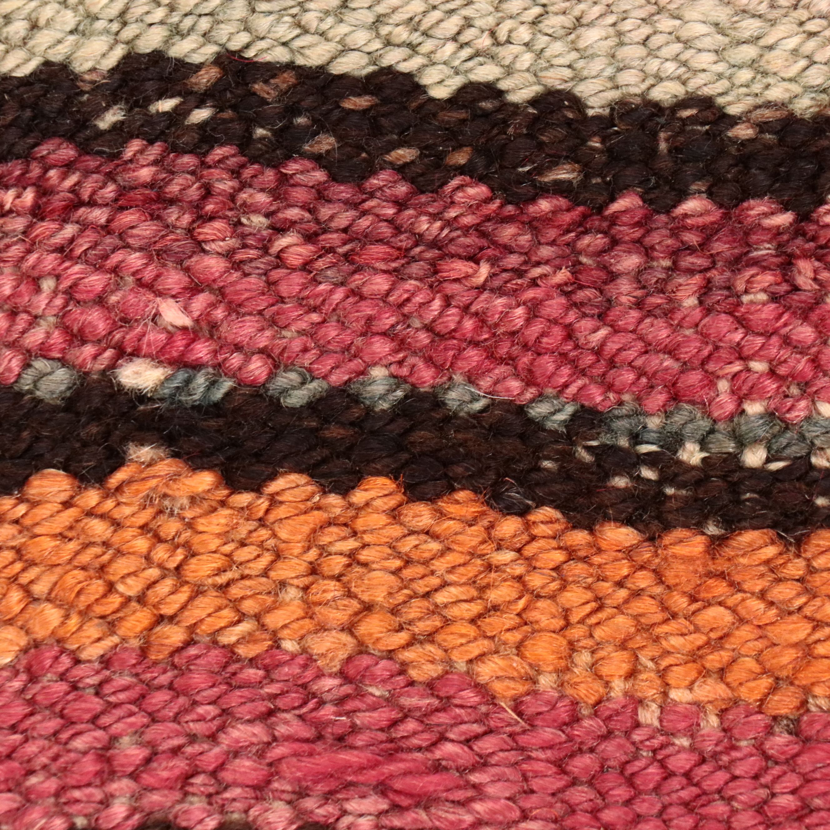 4'5 x 10'6 Handwoven Persian Kilim Long Rug