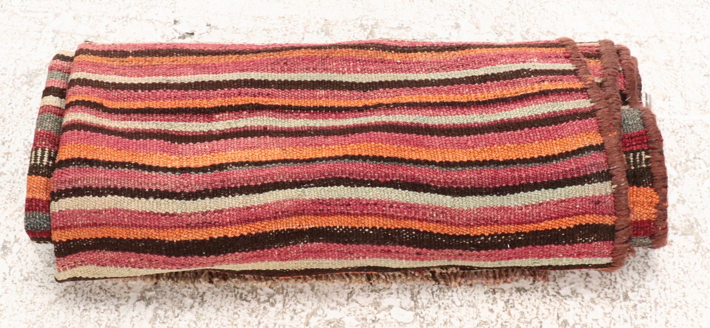 4'5 x 10'6 Handwoven Persian Kilim Long Rug