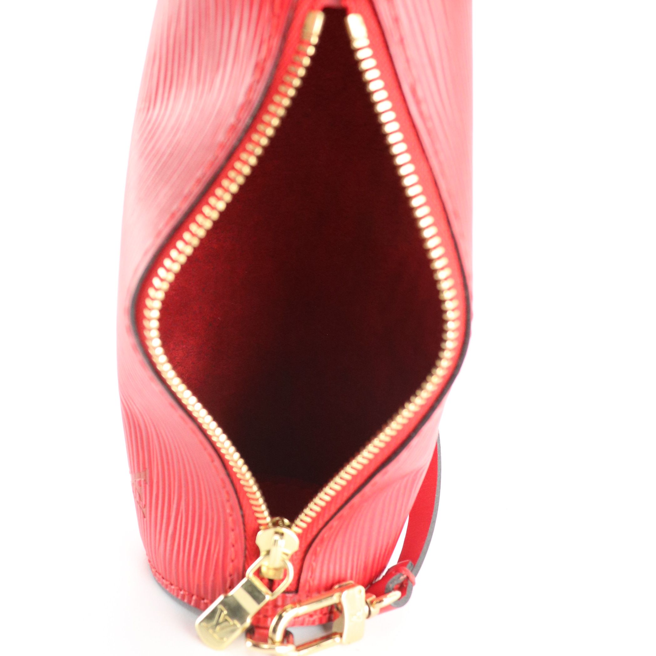 Louis Vuitton Mini Papillon Pochette in Red Epi Leather