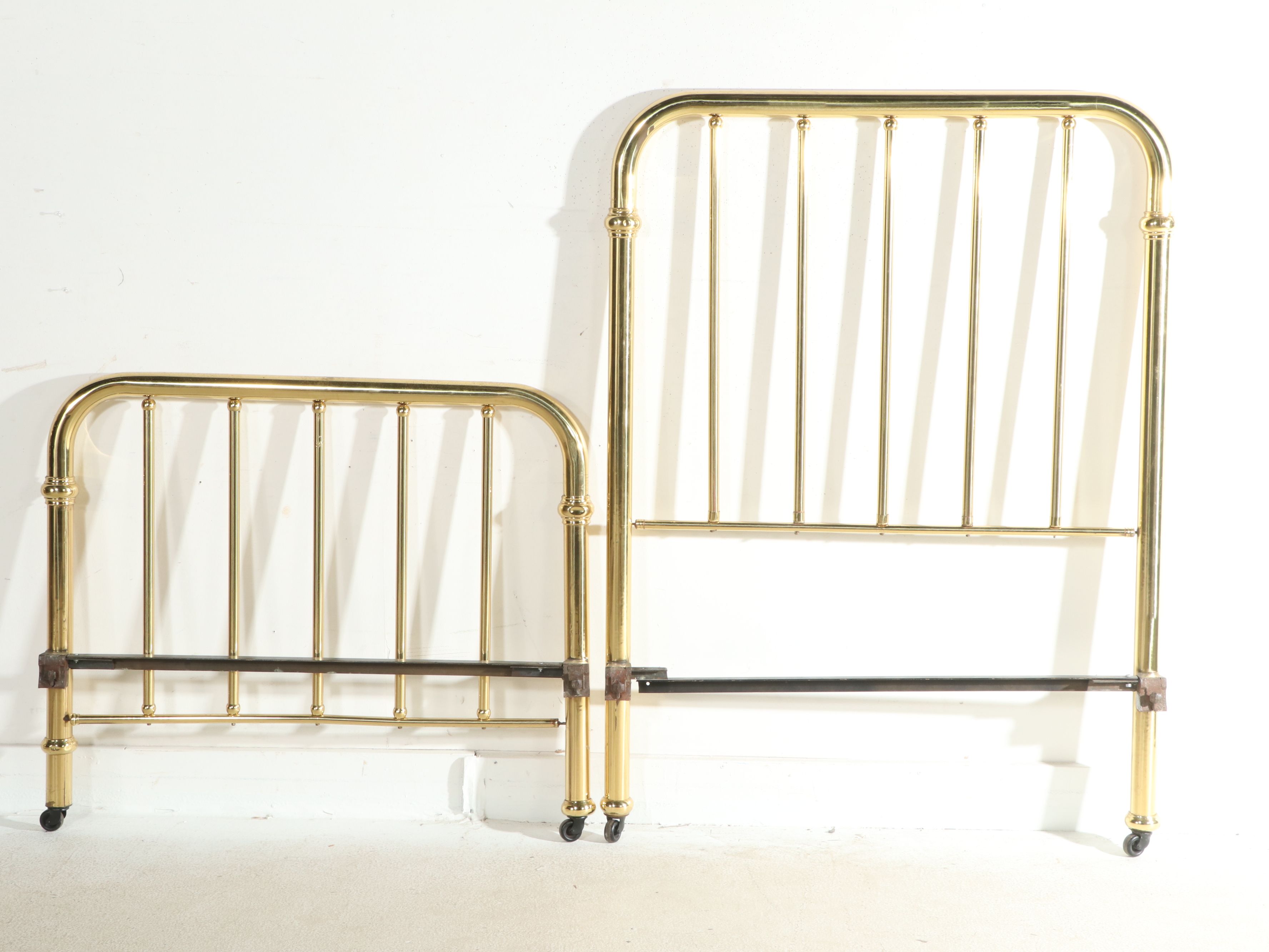 Antique Twin Size Brass Bed Frame