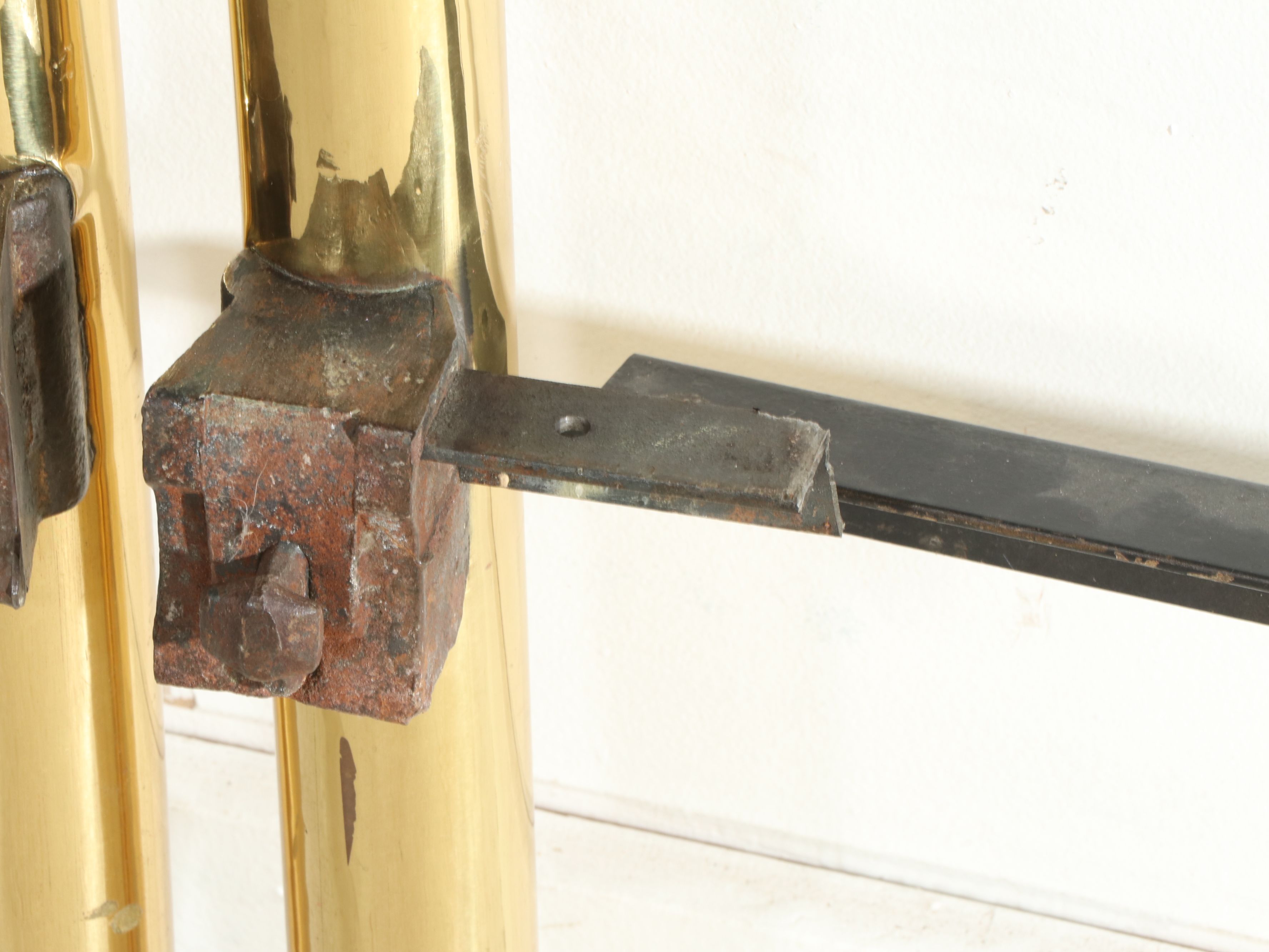 Antique Twin Size Brass Bed Frame