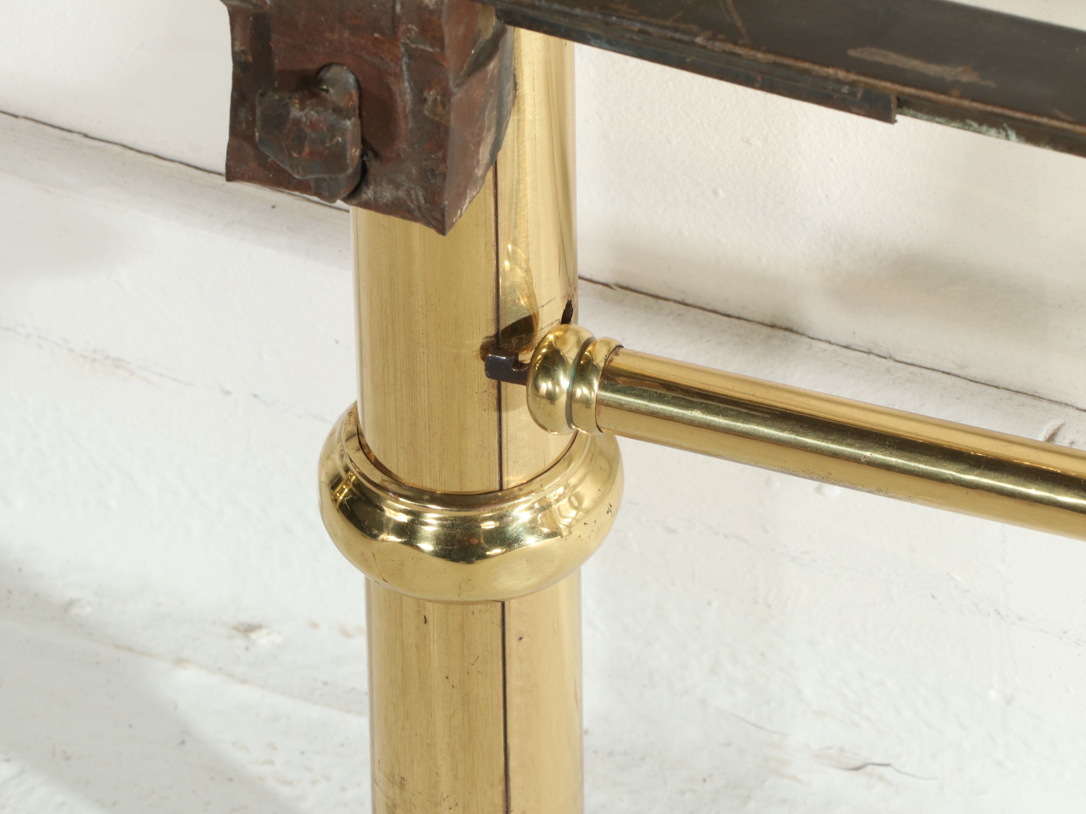 Antique Twin Size Brass Bed Frame