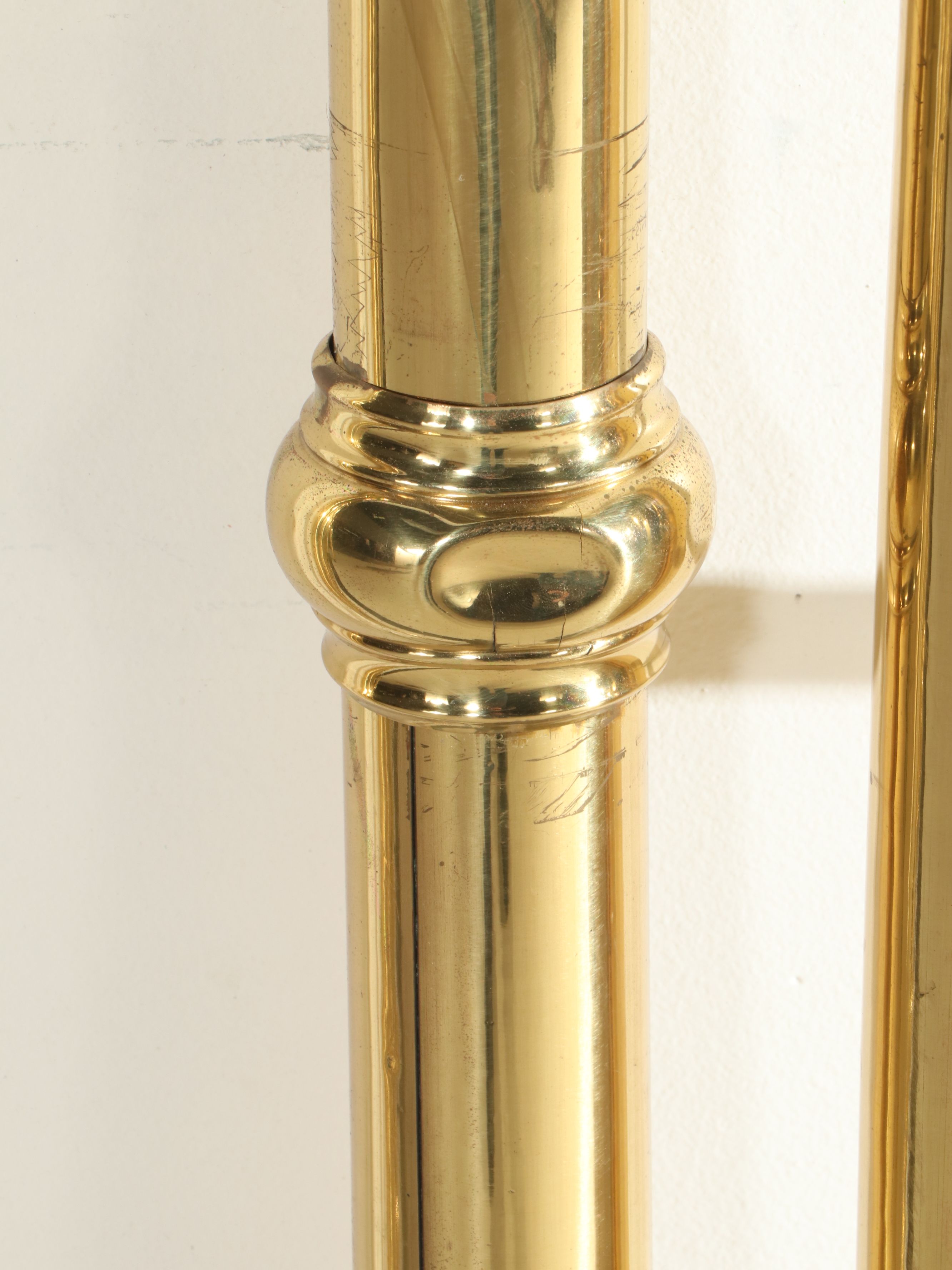 Antique Twin Size Brass Bed Frame