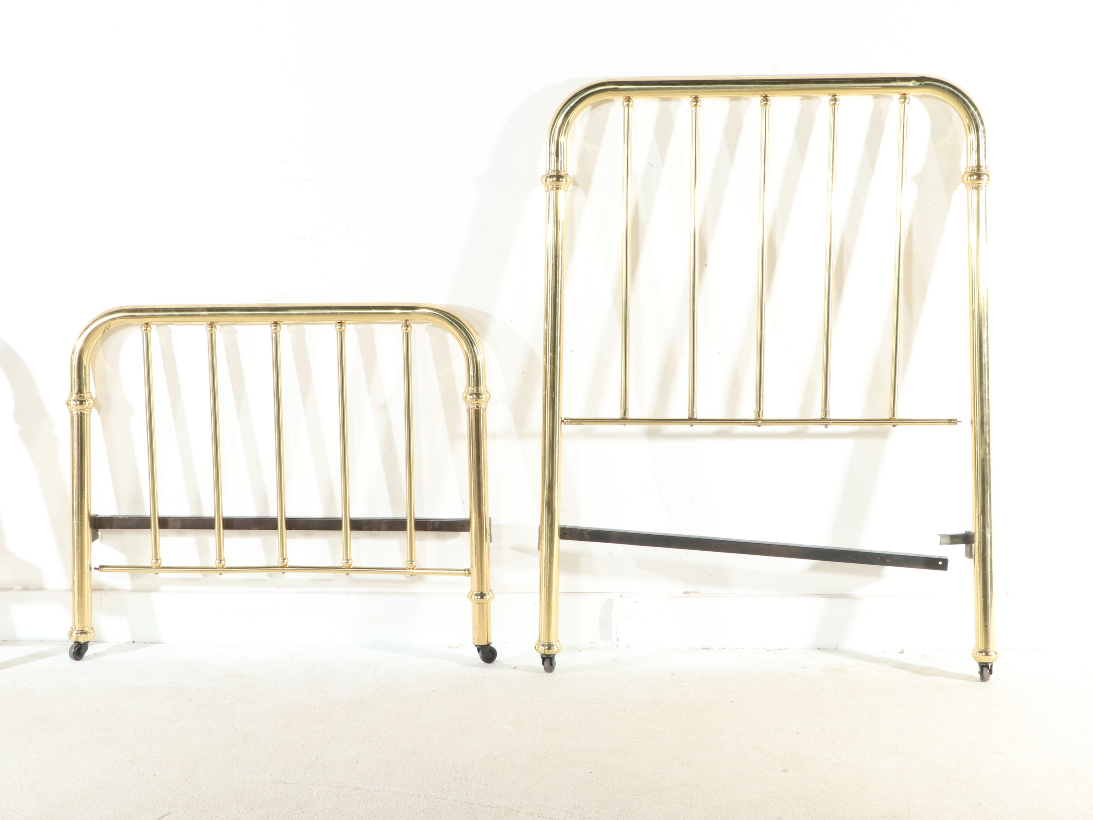 Antique Twin Size Brass Bed Frame