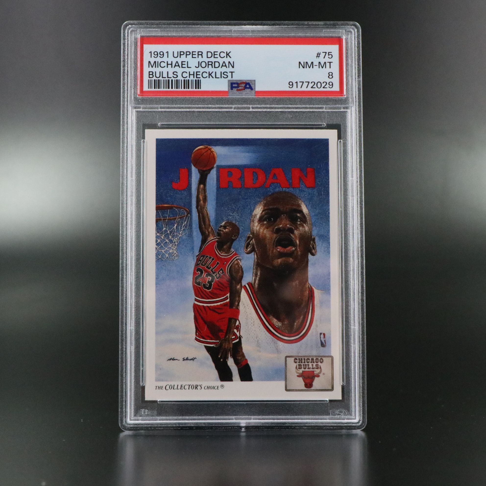 Upper Deck and Fleer Michael Jordan PSA Graded Chicago Bulls Basketball Cards