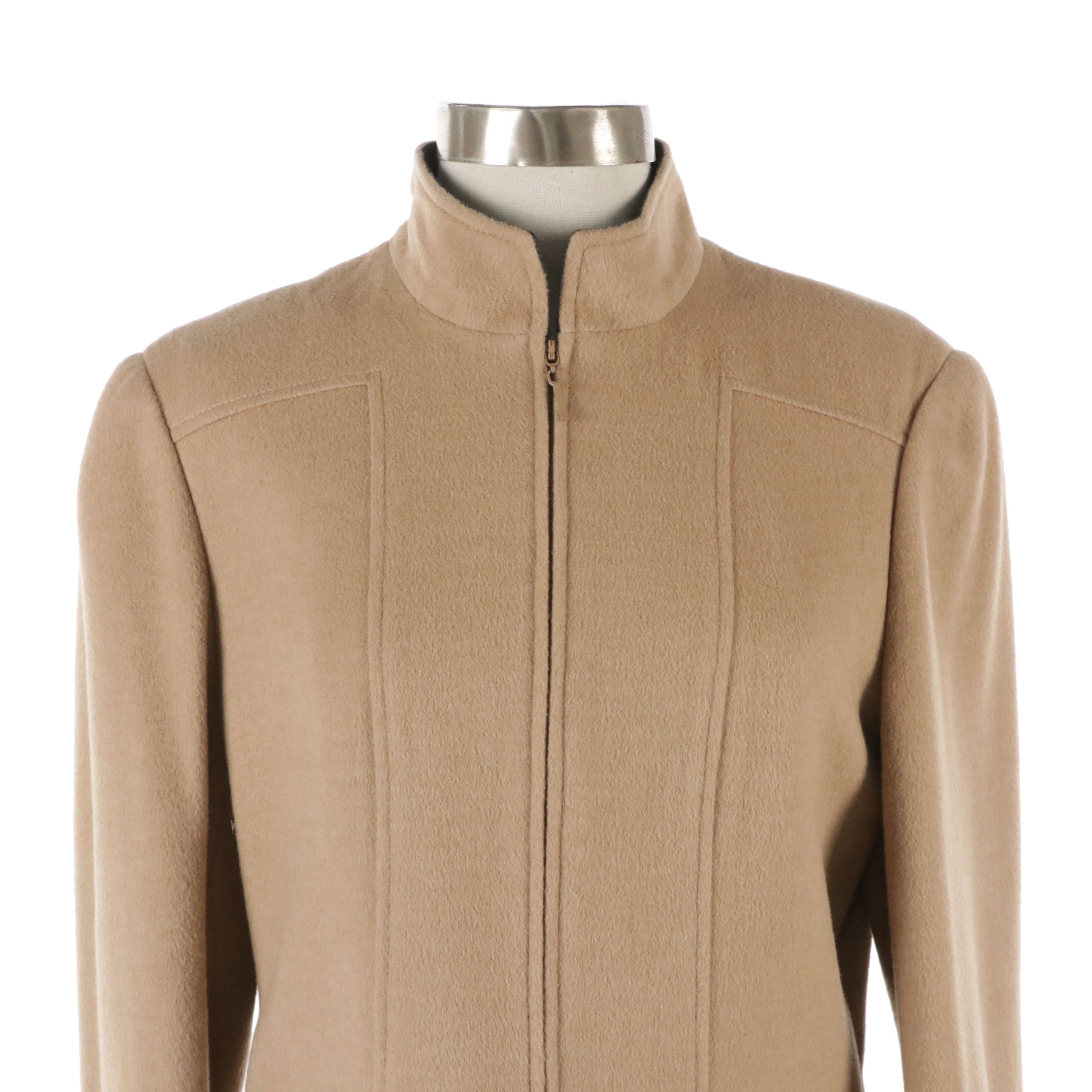 Carlisle Brown Lambswool/Angora Blend & Per Se Angora/Wool Blend Jackets