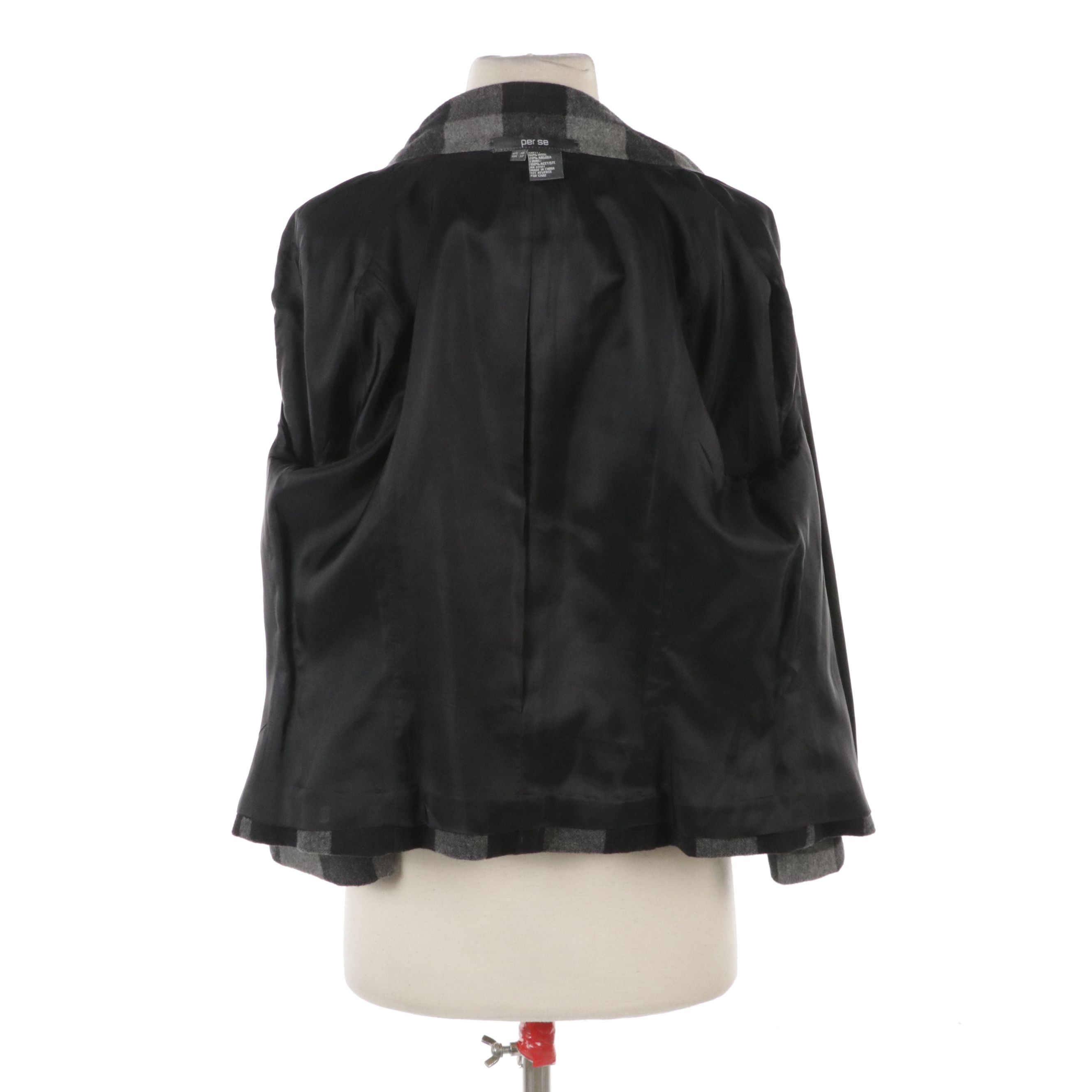 Carlisle Brown Lambswool/Angora Blend & Per Se Angora/Wool Blend Jackets