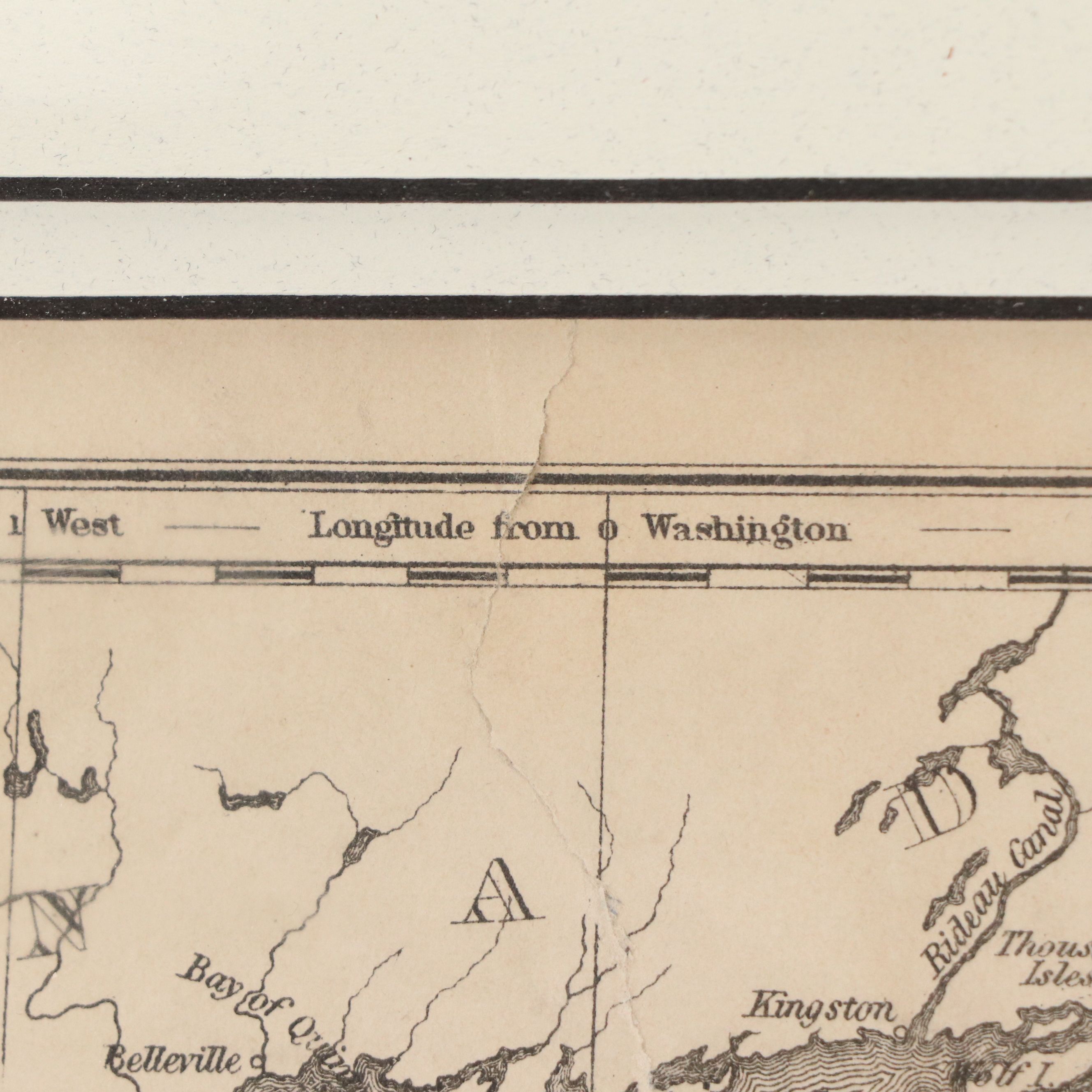 Francis Mcnally Hand-colored Lithograph Map "New York," 1869