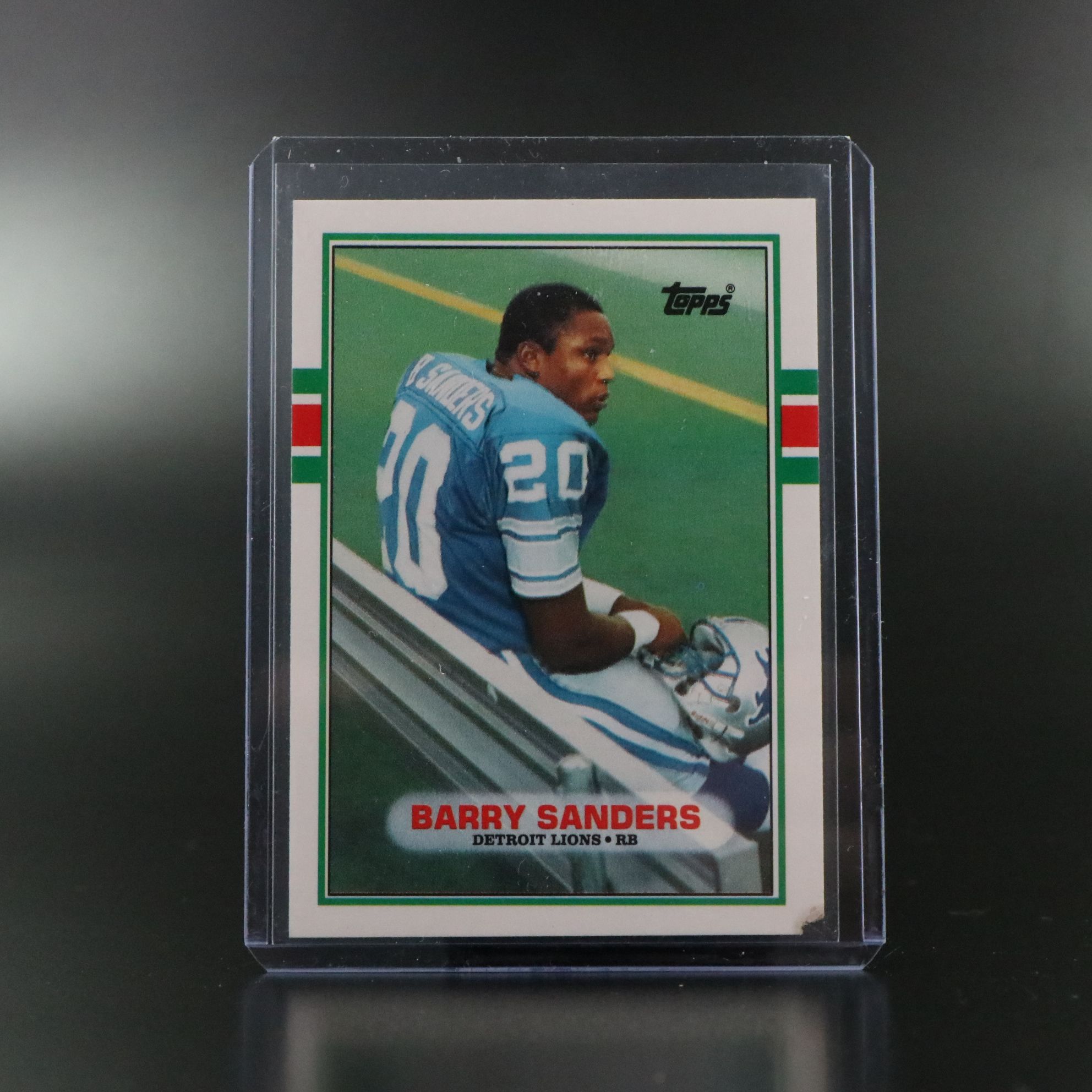 1989 Topps Traded Barry Sanders Detroit Lions Rookie Football Cards
