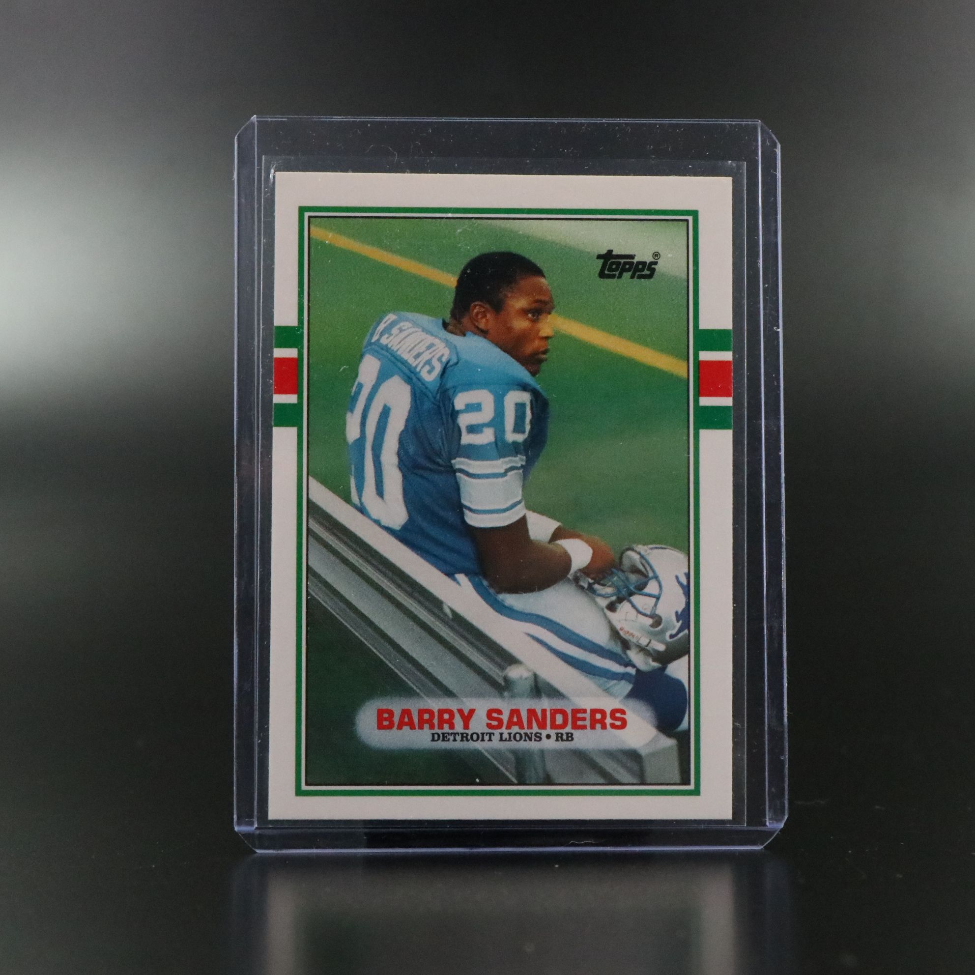 1989 Topps Traded Barry Sanders Detroit Lions Rookie Football Cards